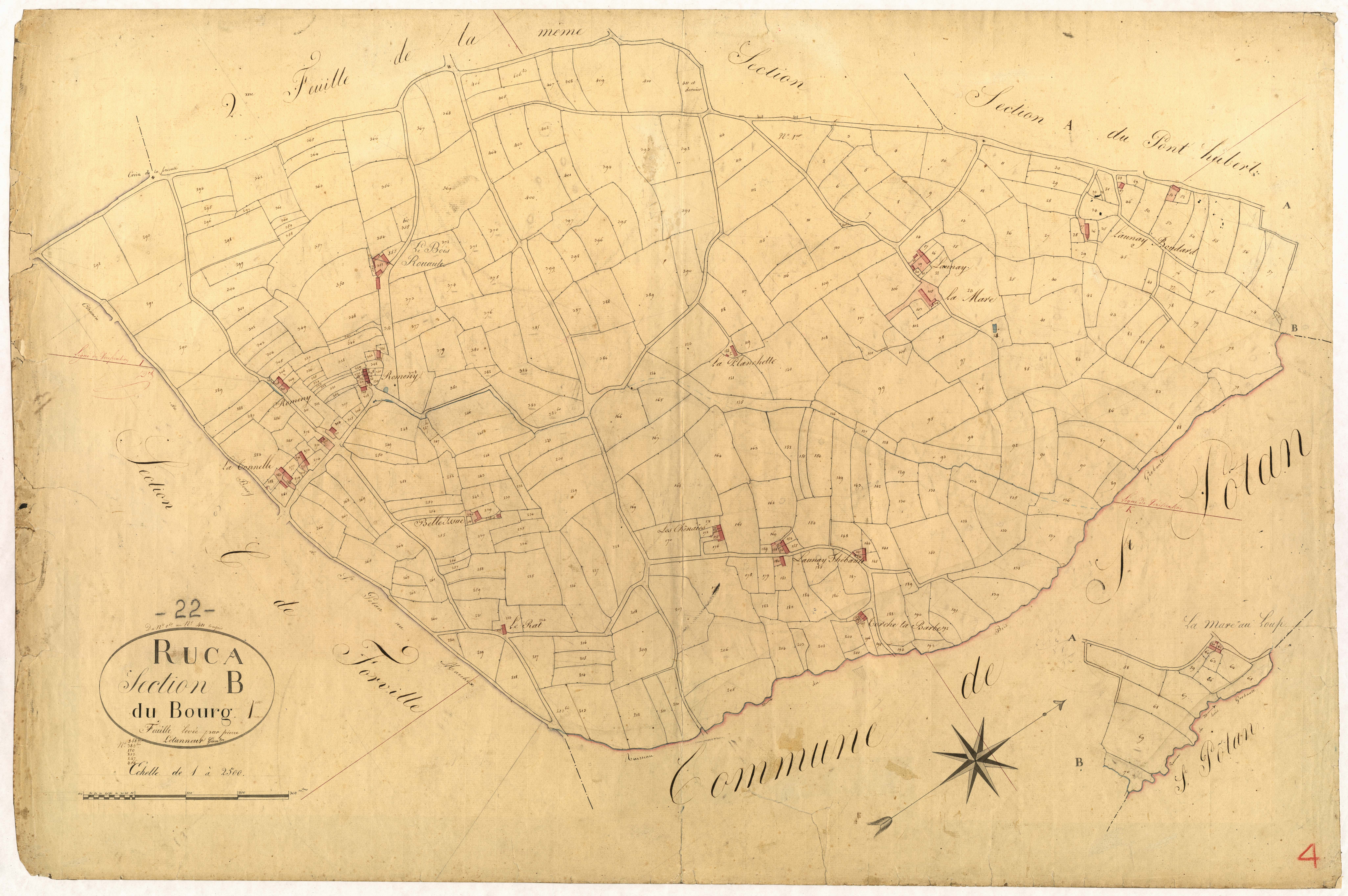 Ruca - Section B, 1re feuille