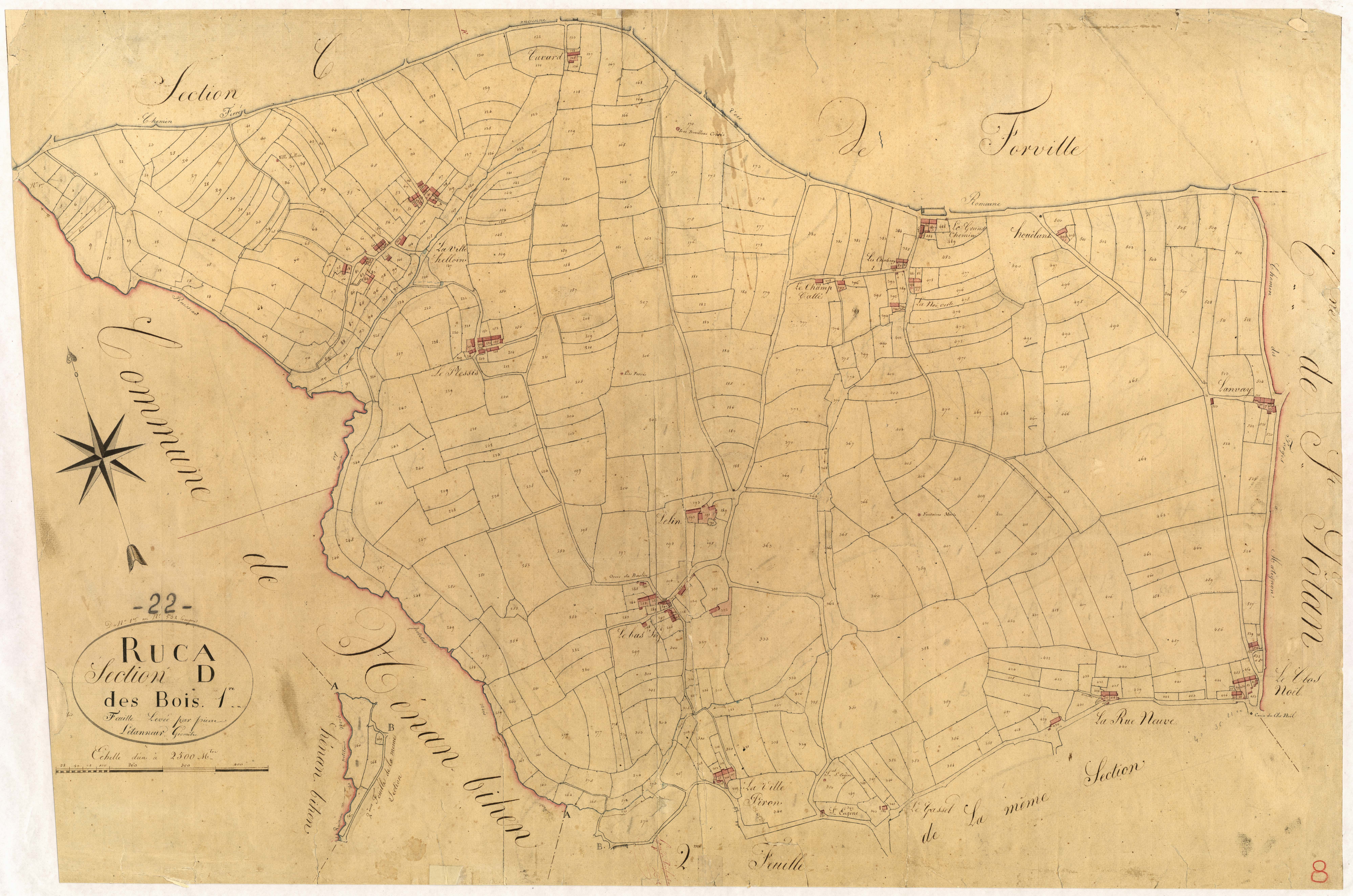 Ruca - Section D, 1re feuille