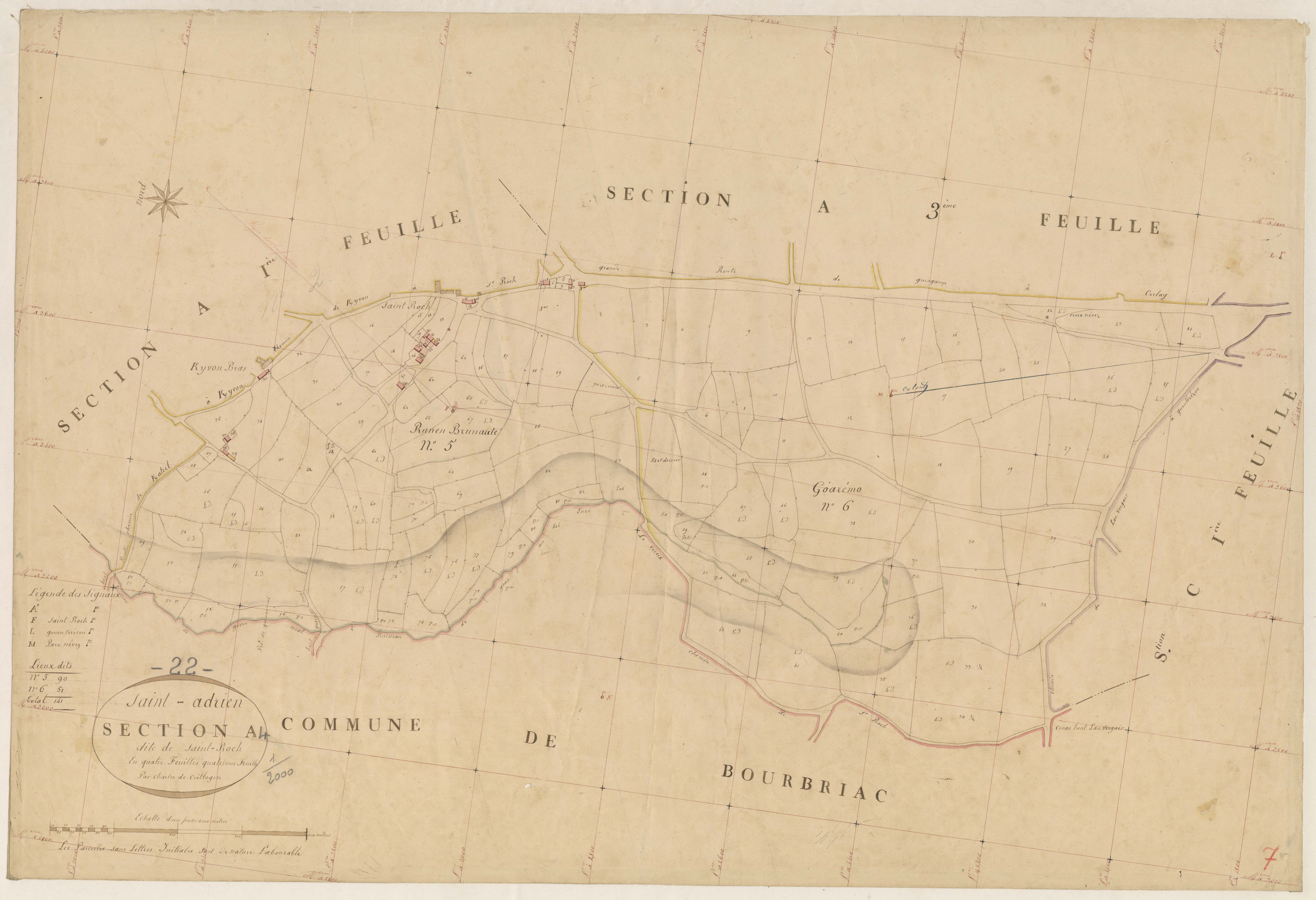 Saint-Adrien - Section A, 4e feuille