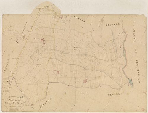 Saint-Adrien - Section A, 3e feuille