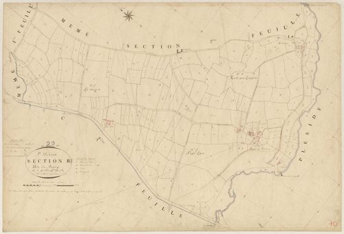 Saint-Adrien - Section B, 3e feuille