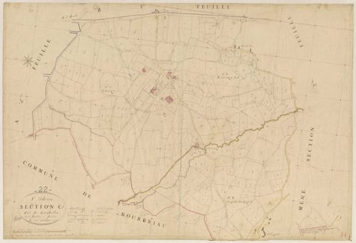 Saint-Adrien - Section C, 1re feuille