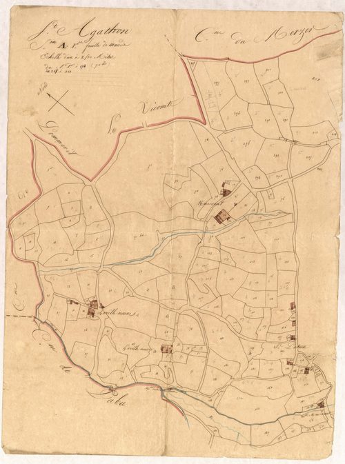 Saint-Agathon - Section A, 1re feuille