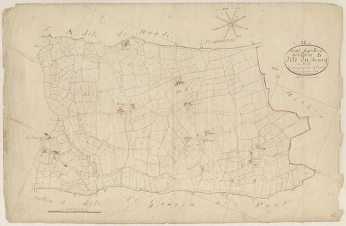 Saint-Agathon - Section B, 1re feuille