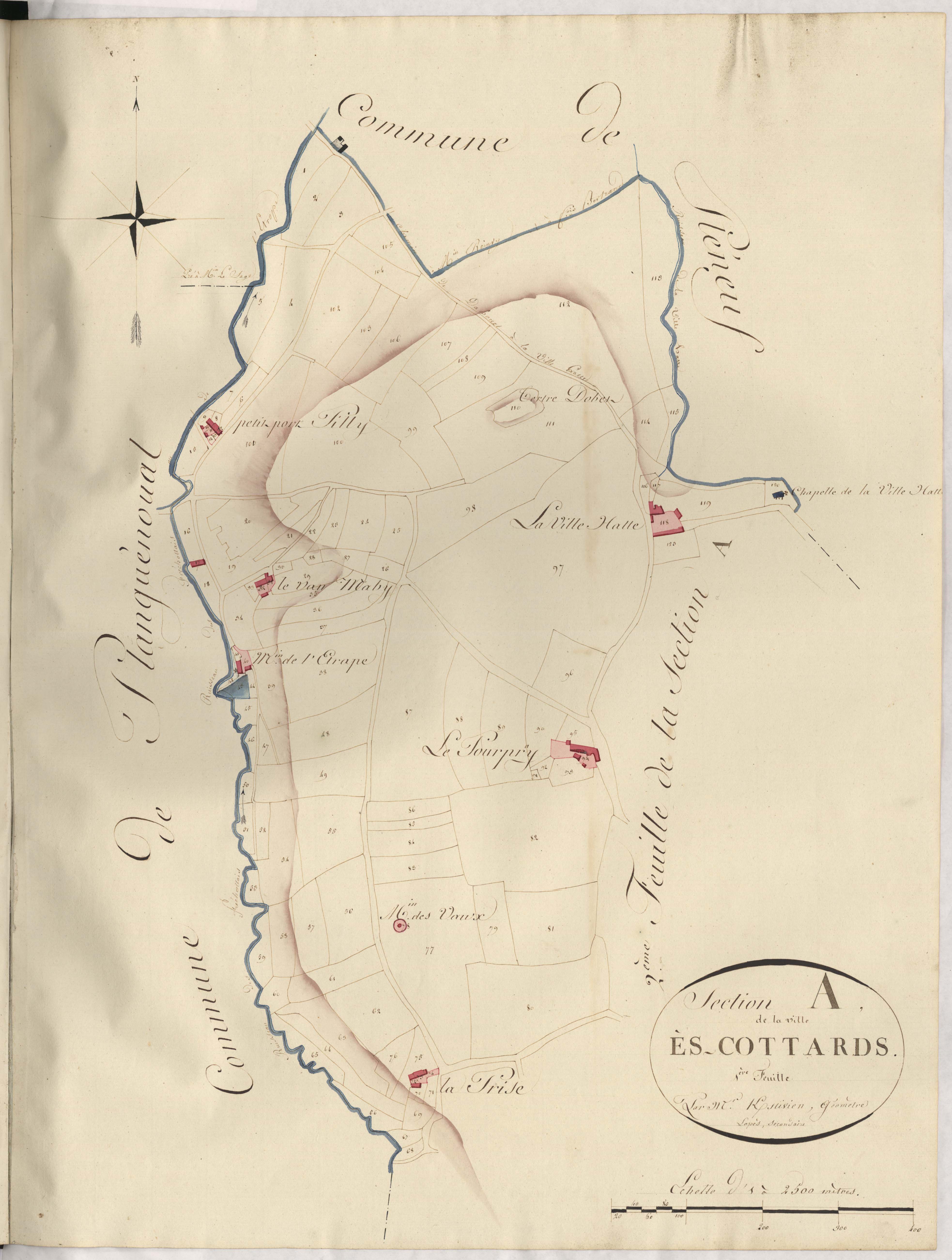 Saint-Alban - Section A, 1re feuille