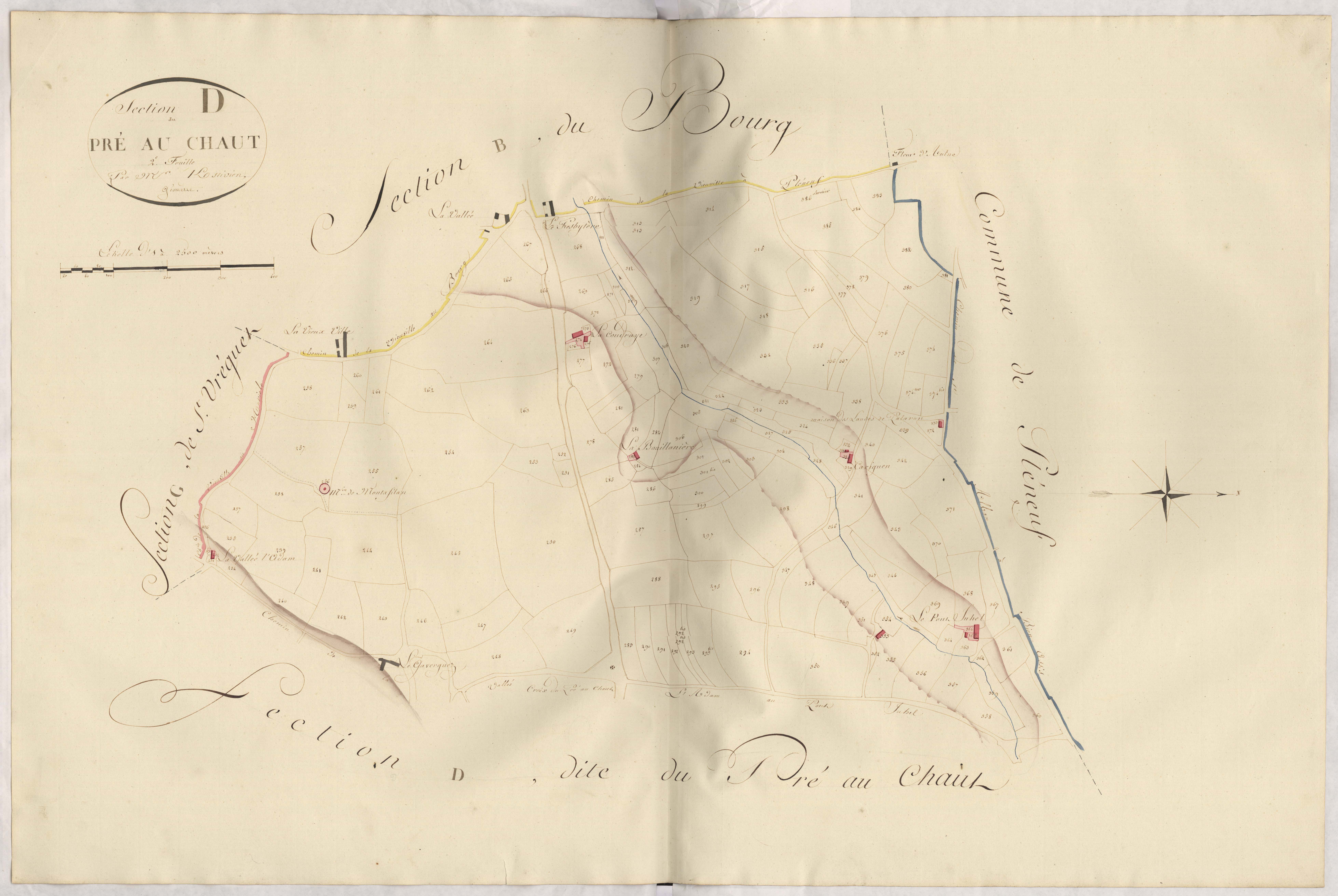 Saint-Alban - Section D, 2e feuille