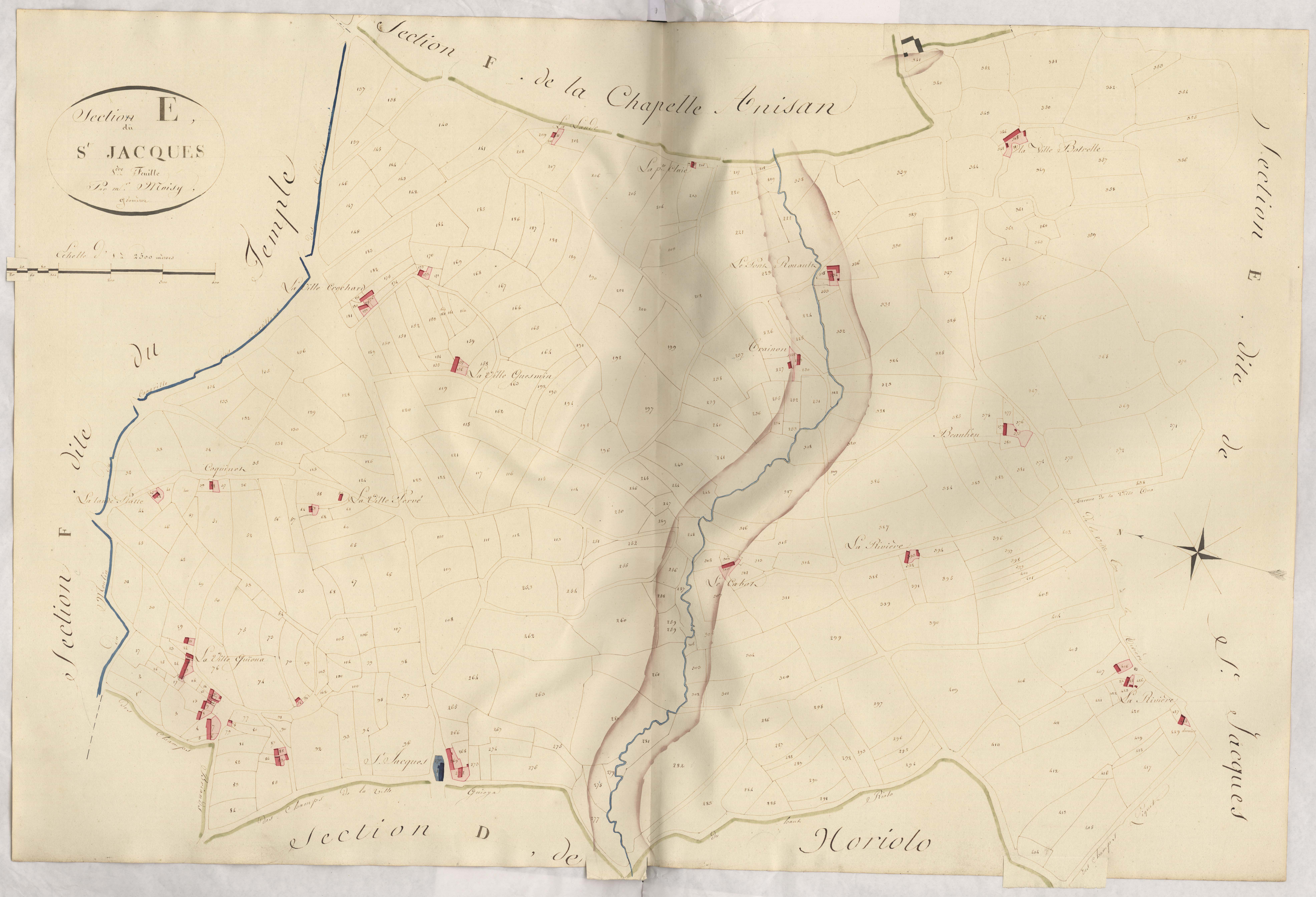 Saint-Alban - Section E, 1re feuille