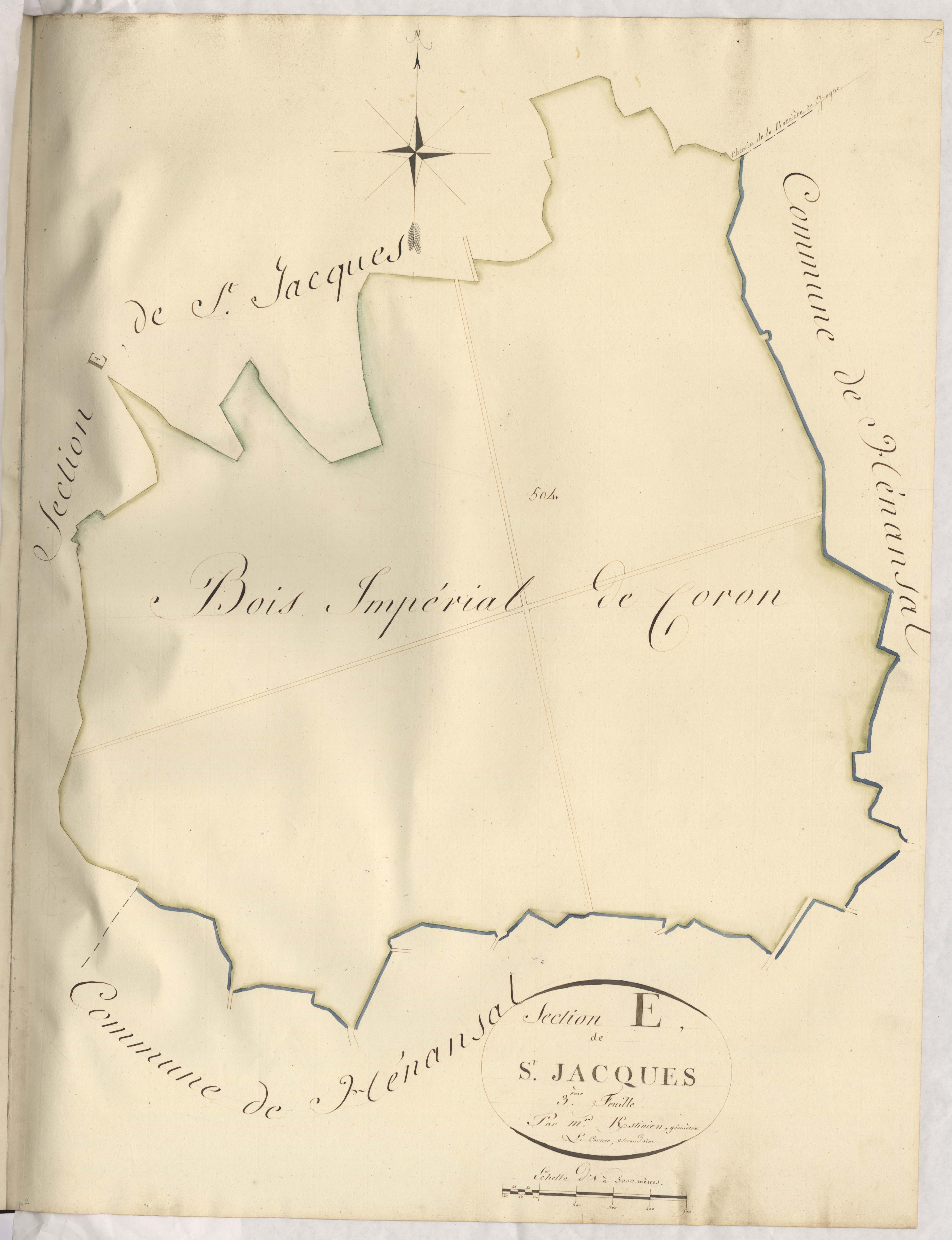 Saint-Alban - Section E, 3e feuille