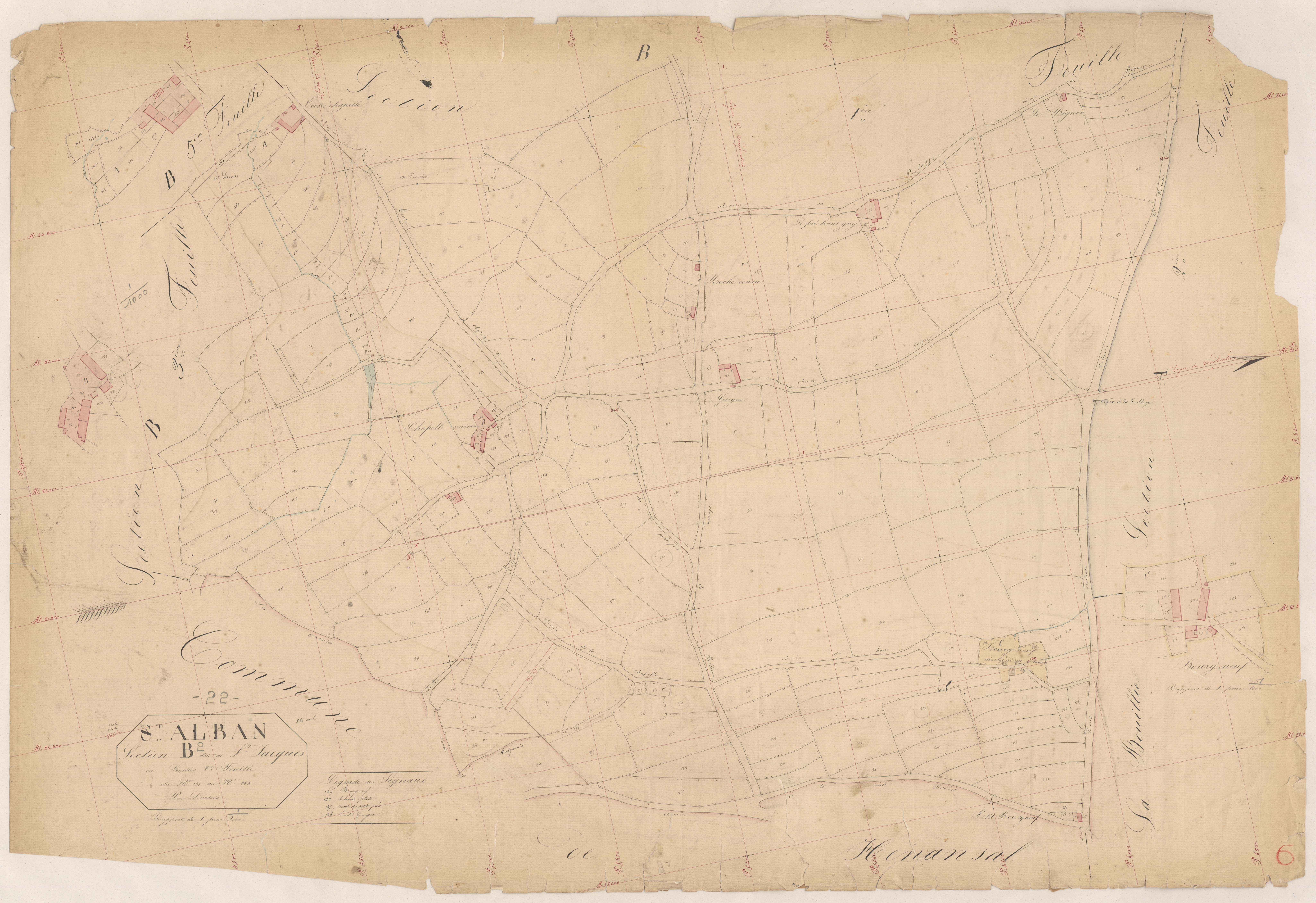 Saint-Alban - Section B, 2e feuille