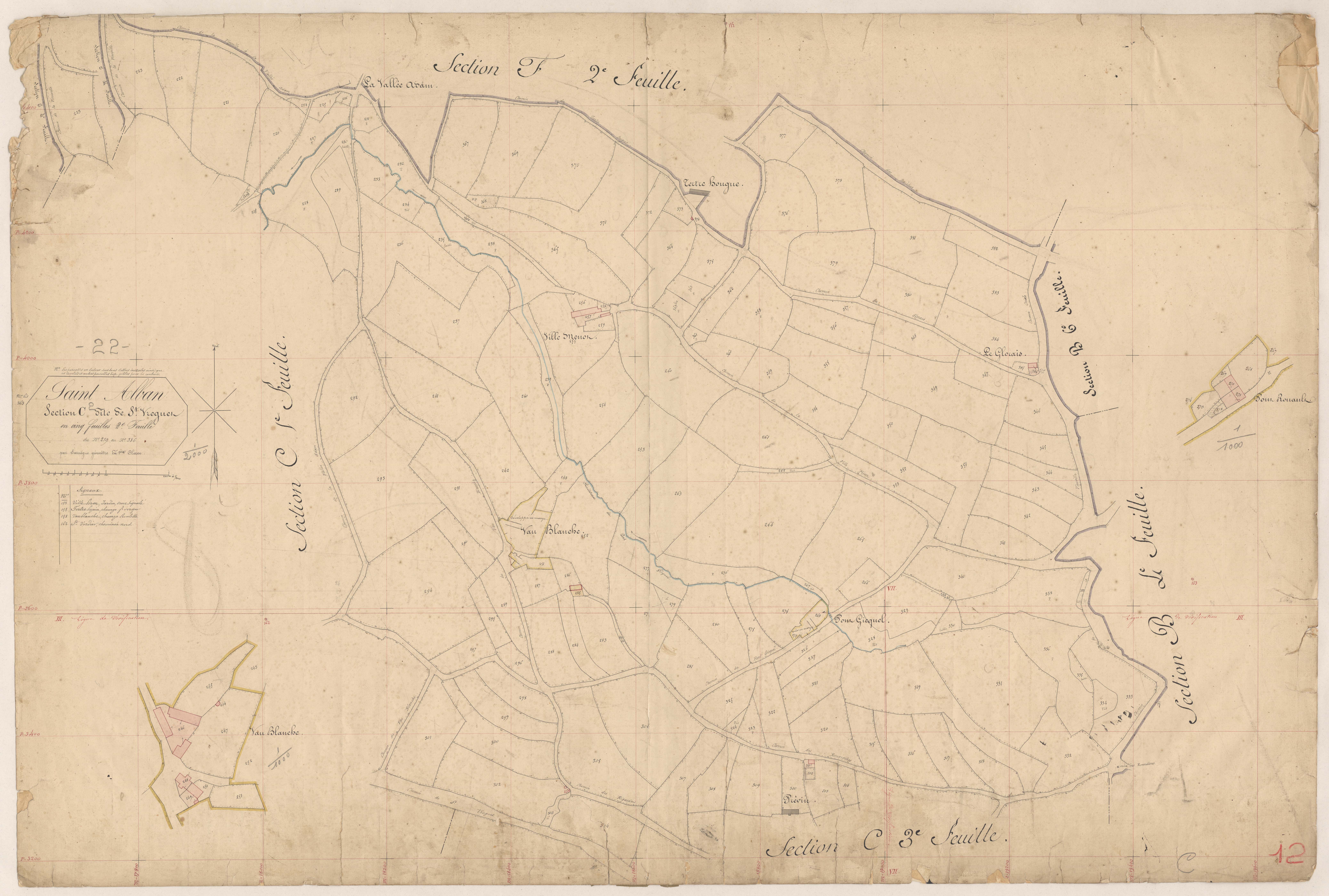 Saint-Alban - Section C, 2e feuille