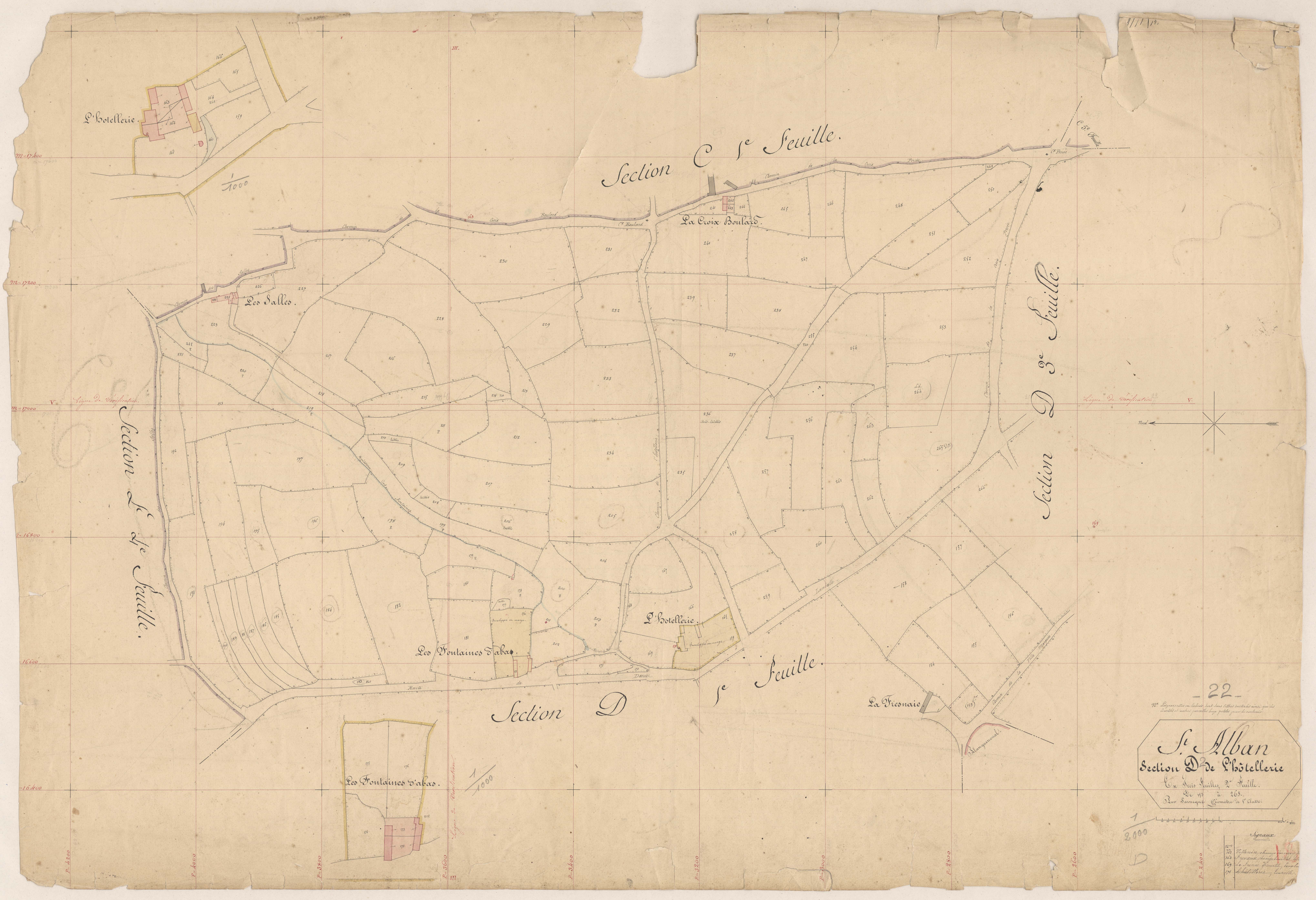 Saint-Alban - Section D, 2e feuille