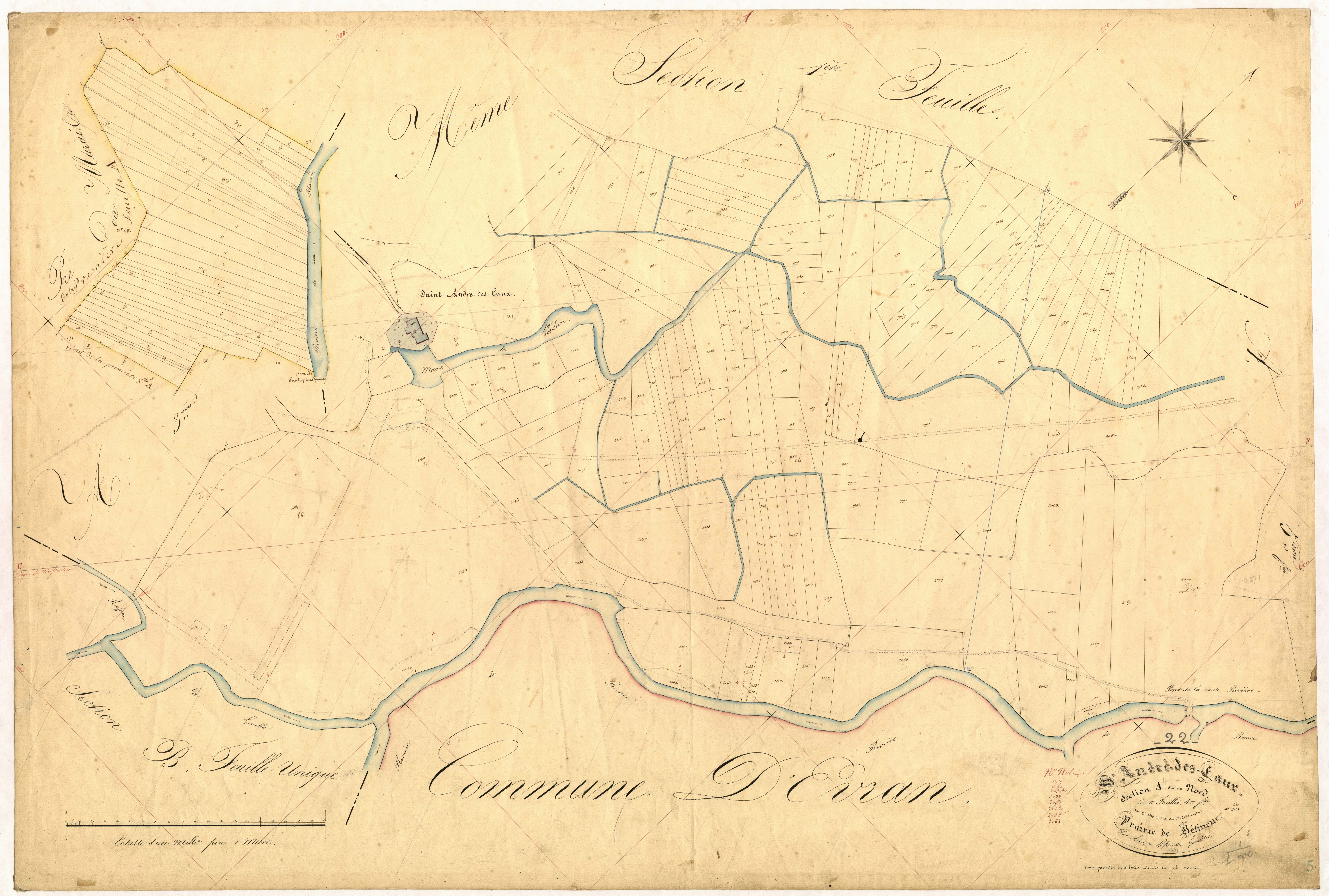 Saint-André-des-Eaux - Section A, 4e feuille