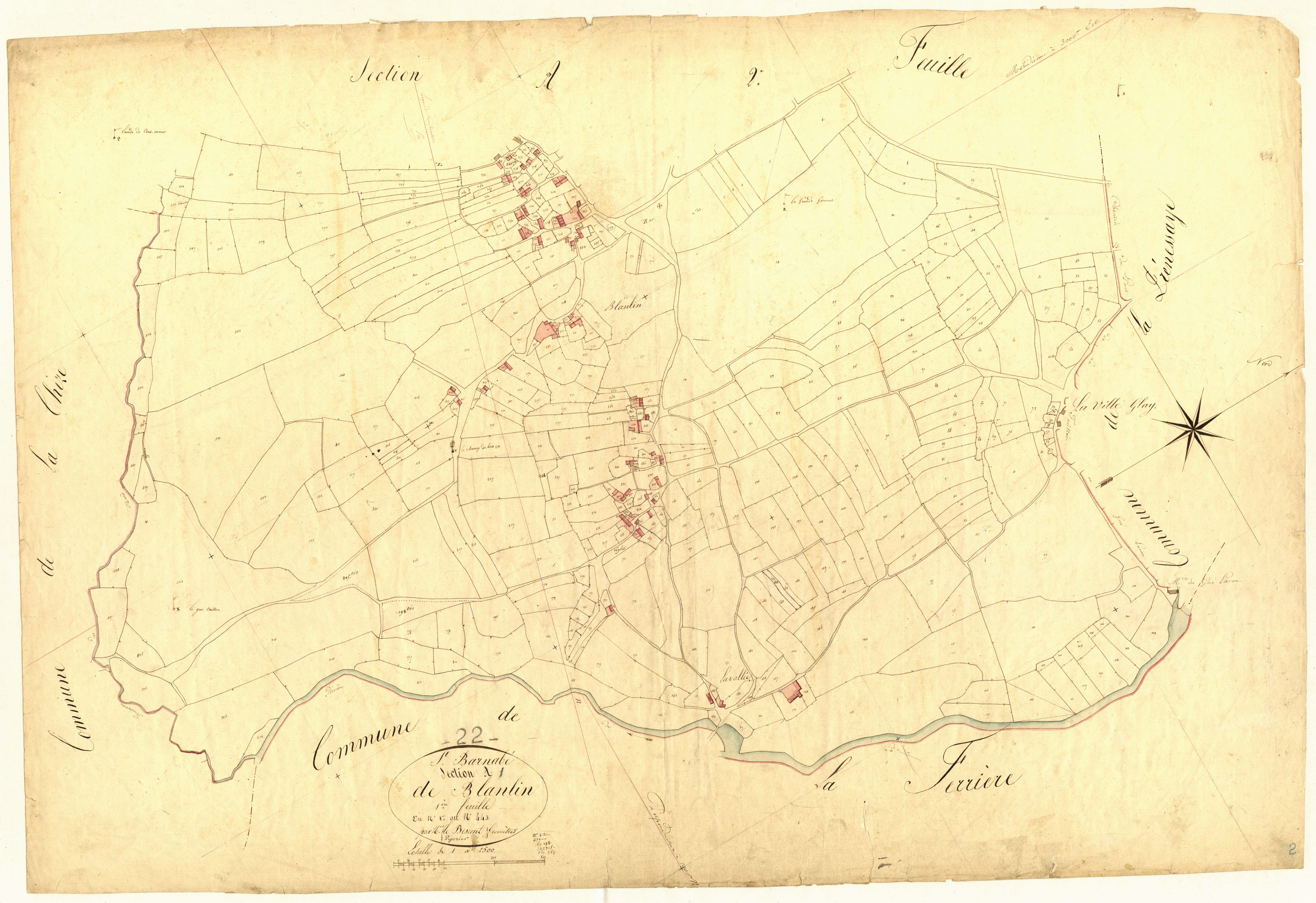 Saint-Barnabé - Section A, 1re feuille