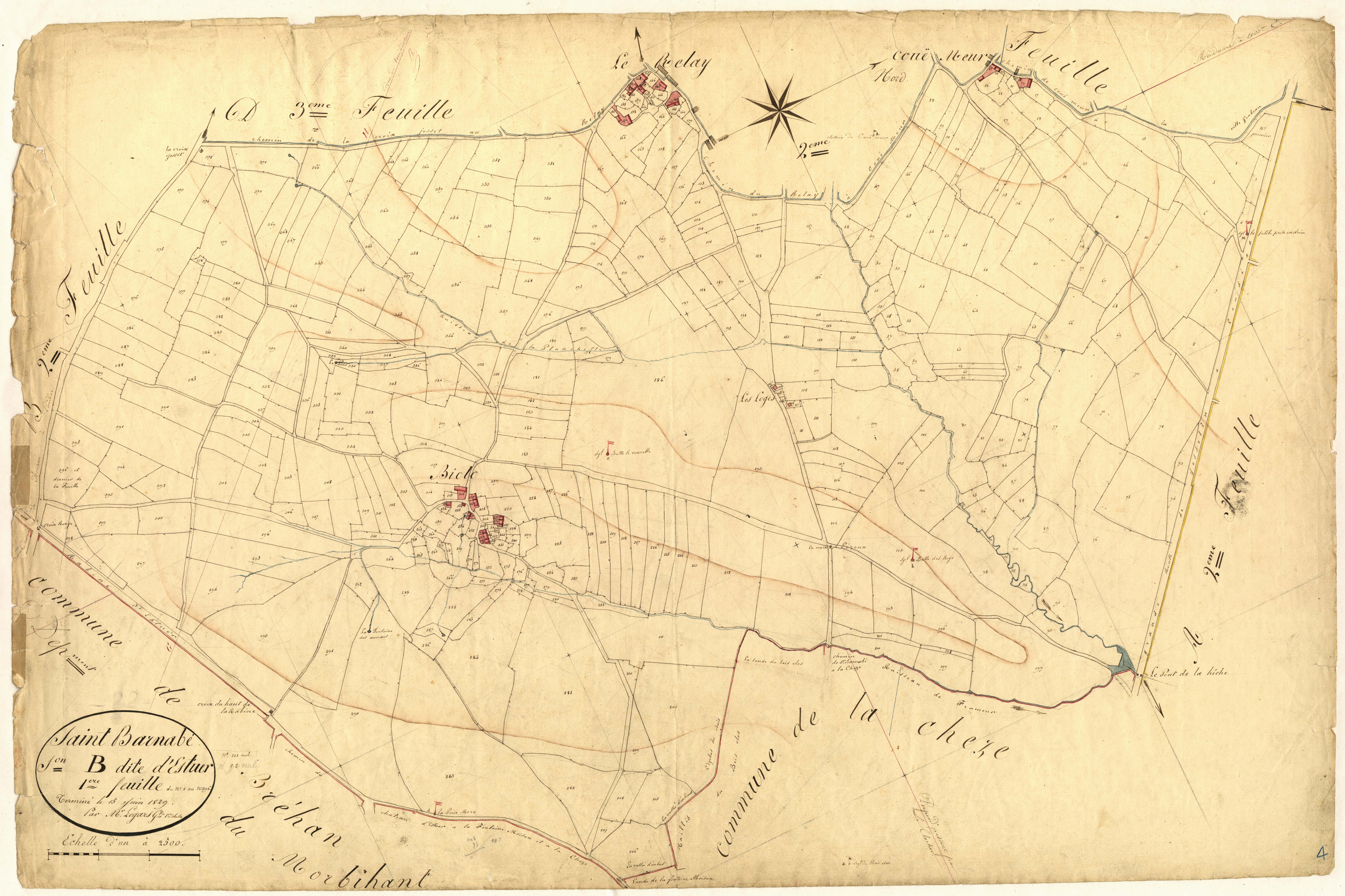 Saint-Barnabé - Section B, 1re feuille