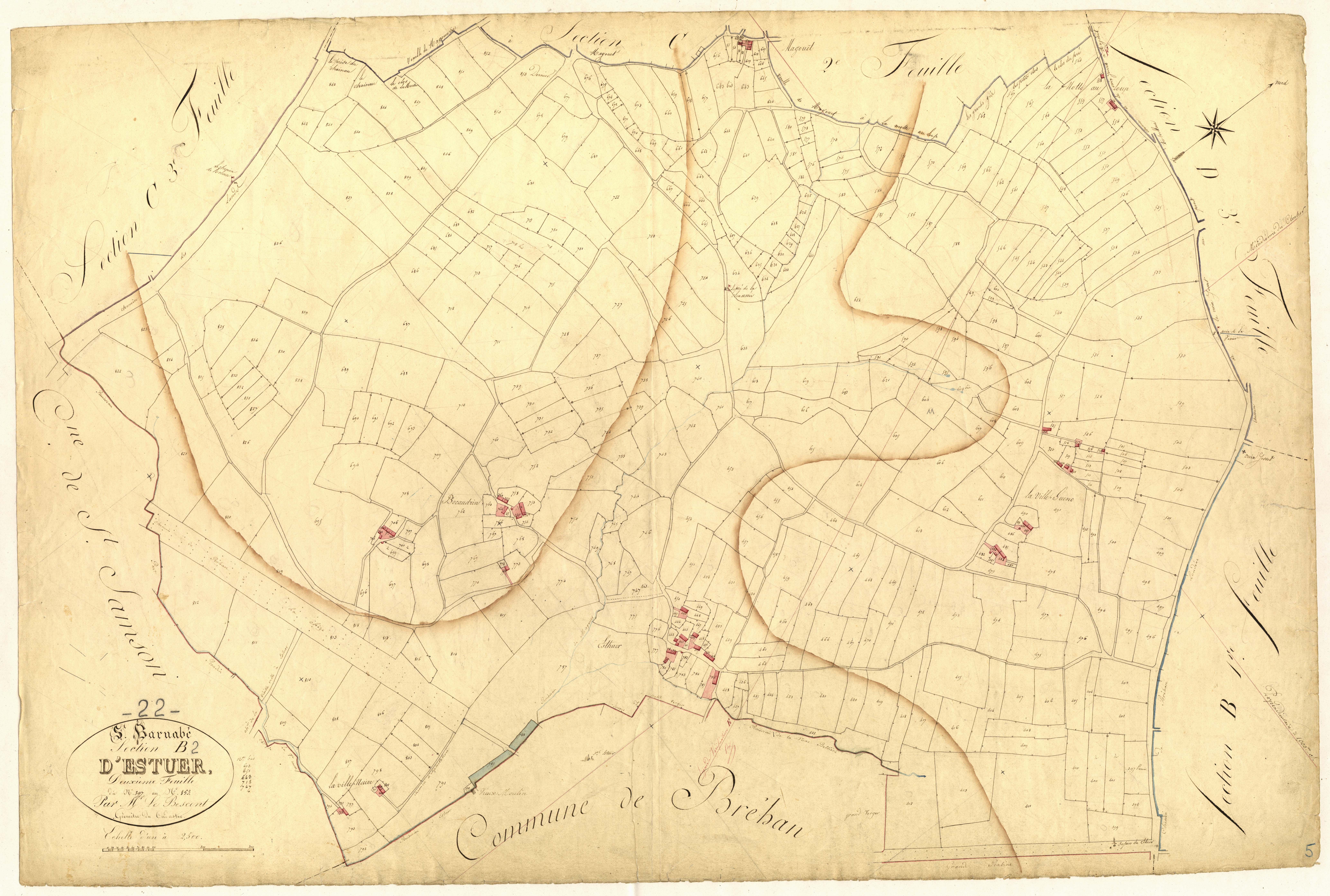 Saint-Barnabé - Section B, 2e feuille