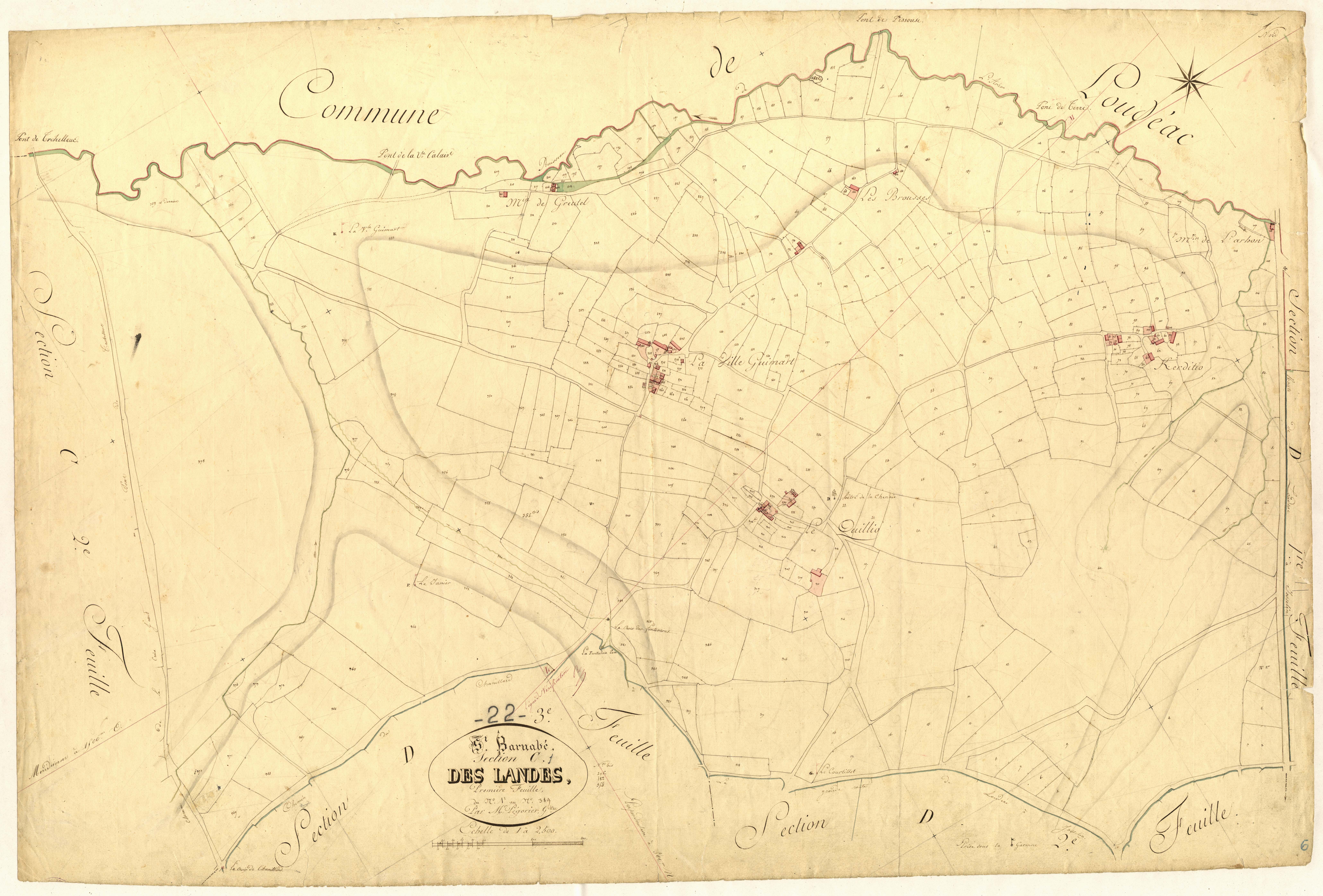 Saint-Barnabé - Section C, 1re feuille