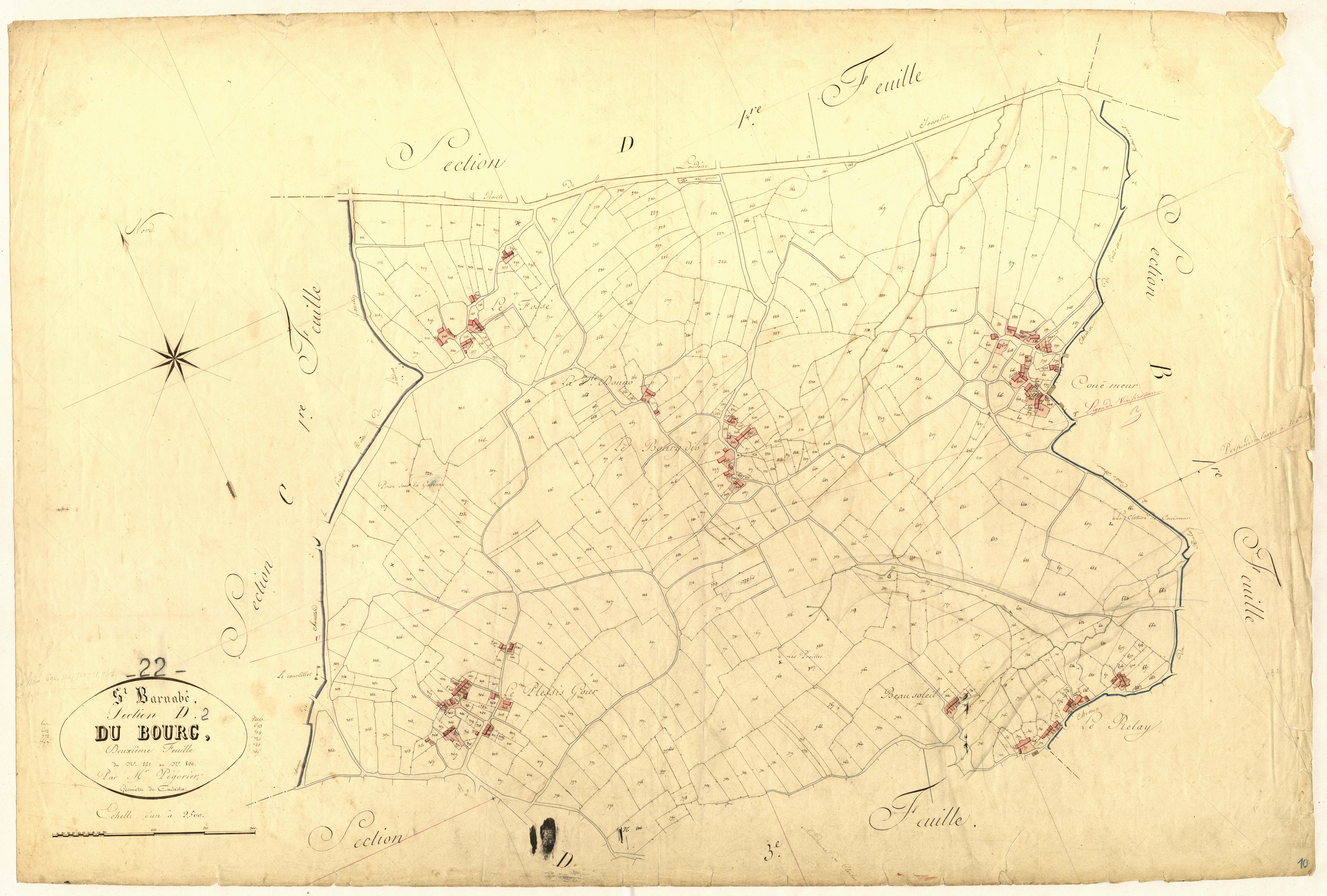 Saint-Barnabé - Section D, 2e feuille