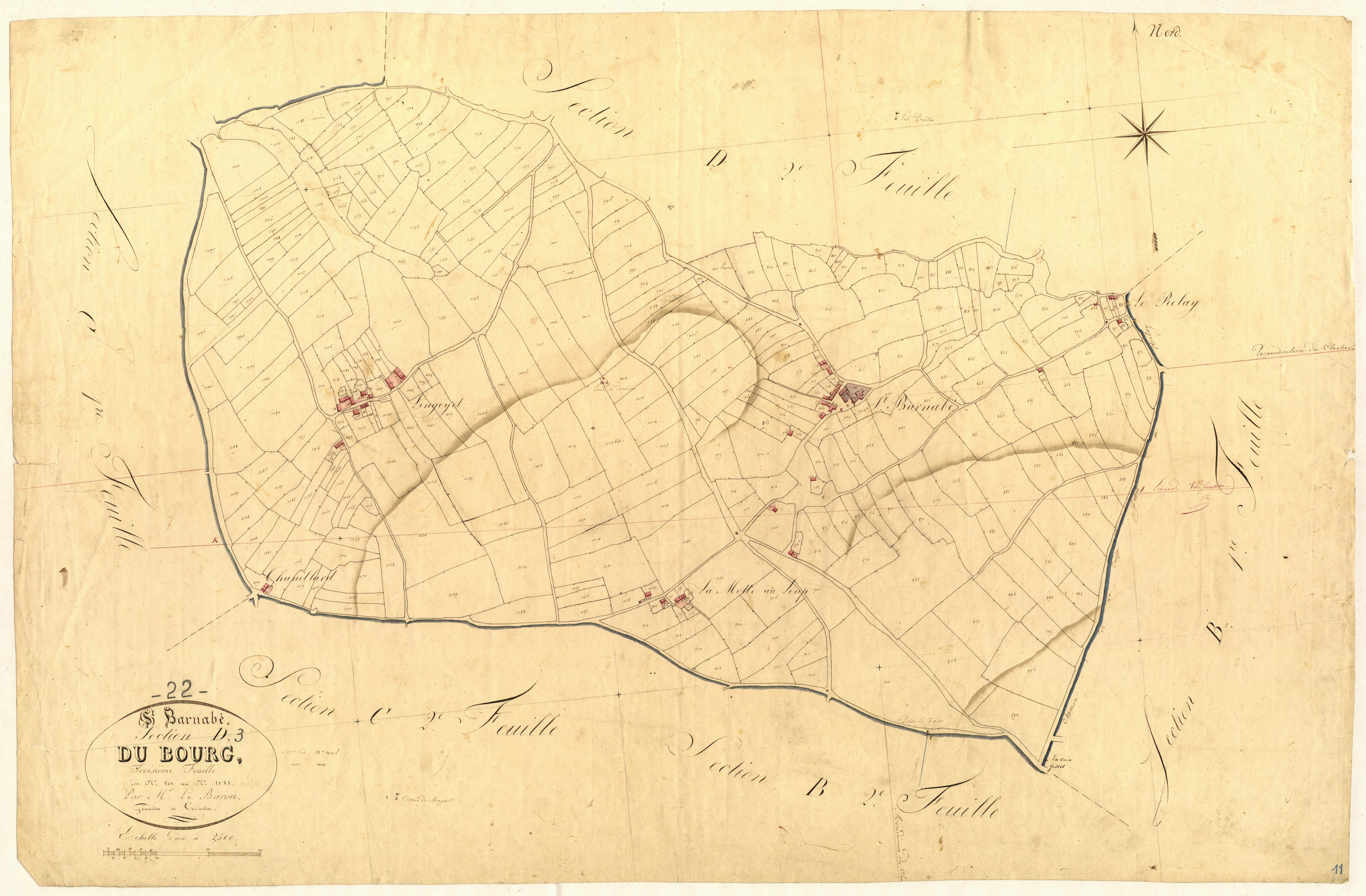 Saint-Barnabé - Section D, 3e feuille