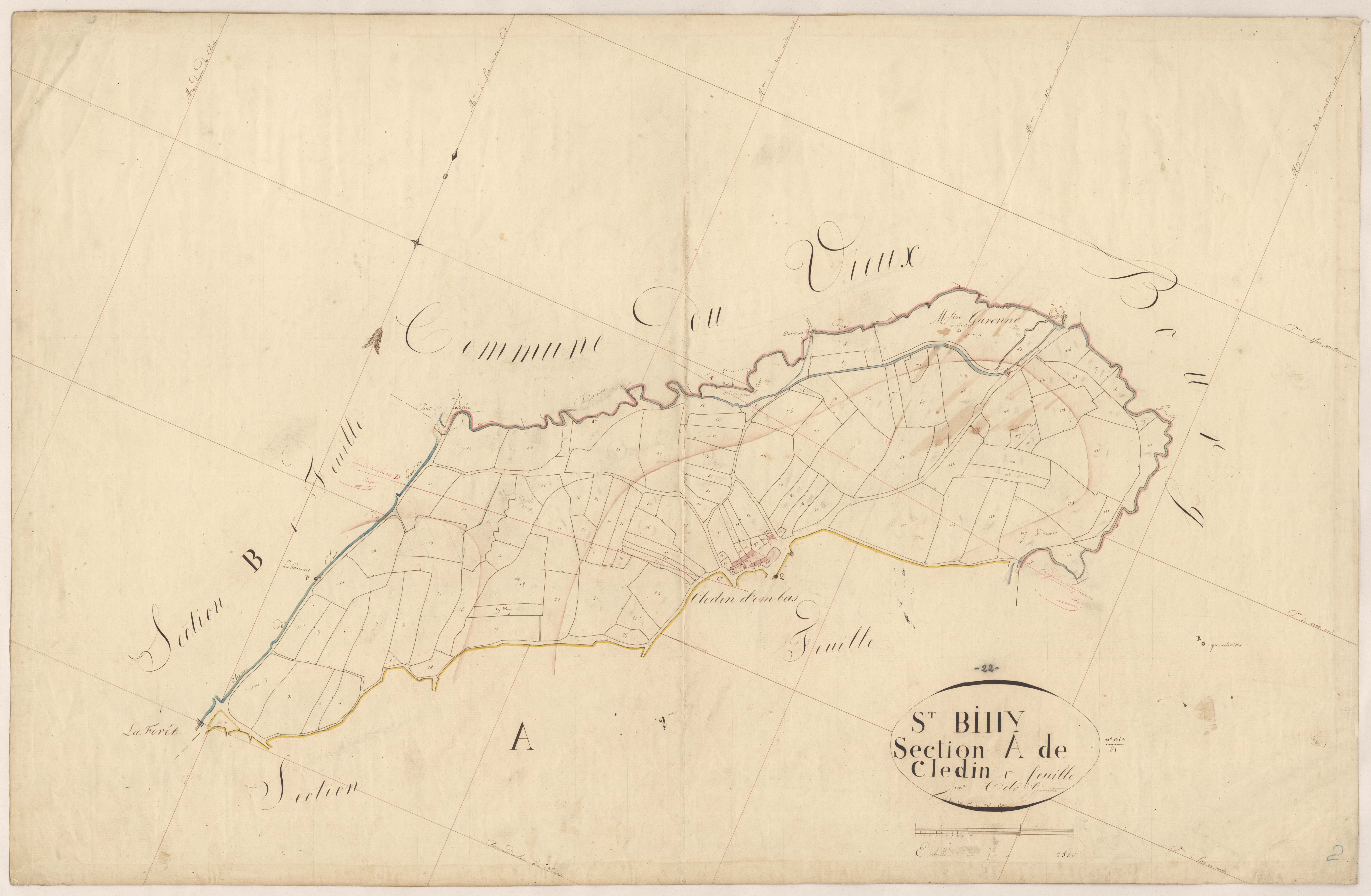 Saint-Bihy - Section A, 1re feuille