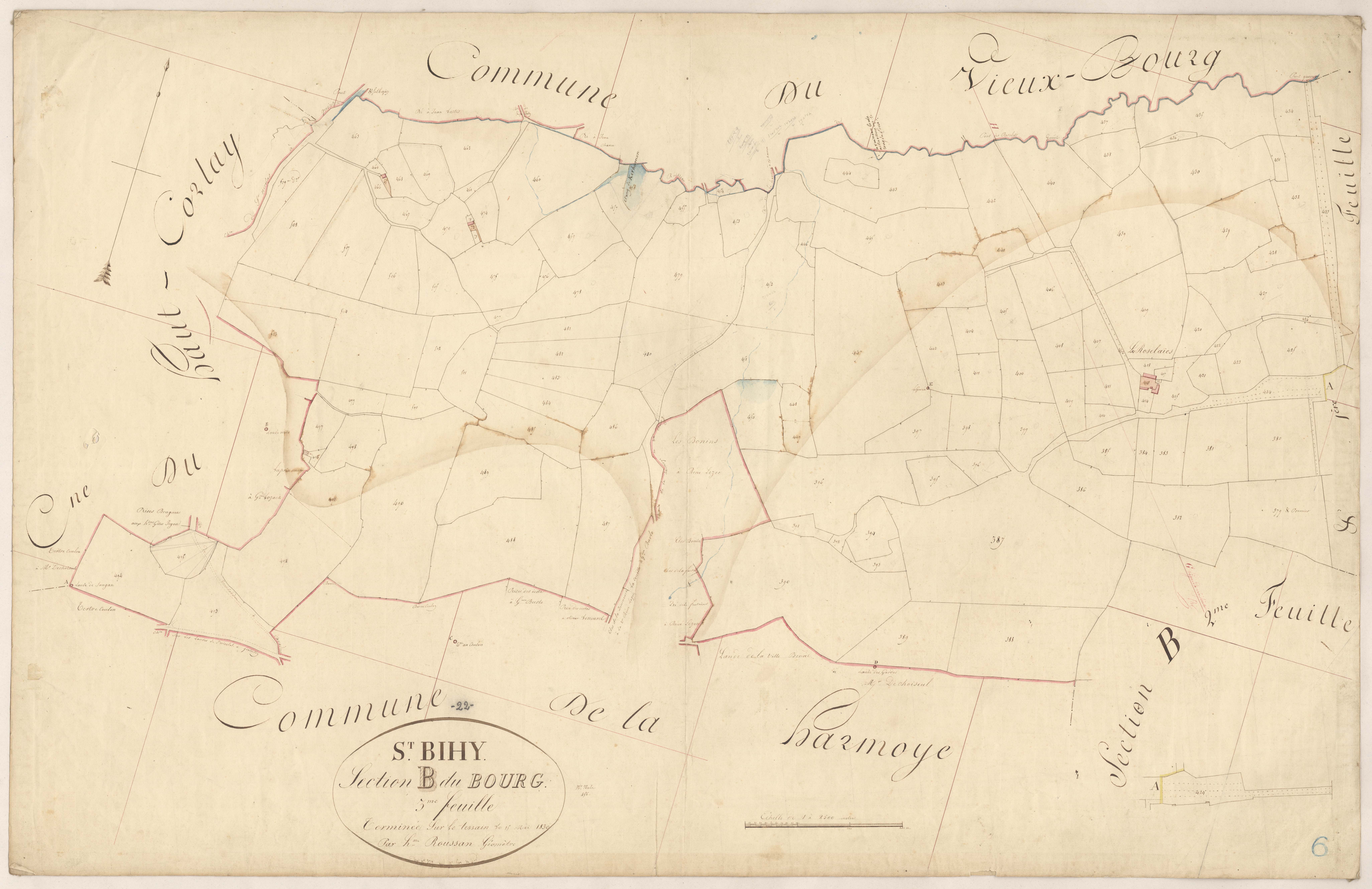 Saint-Bihy - Section B, 3e feuille