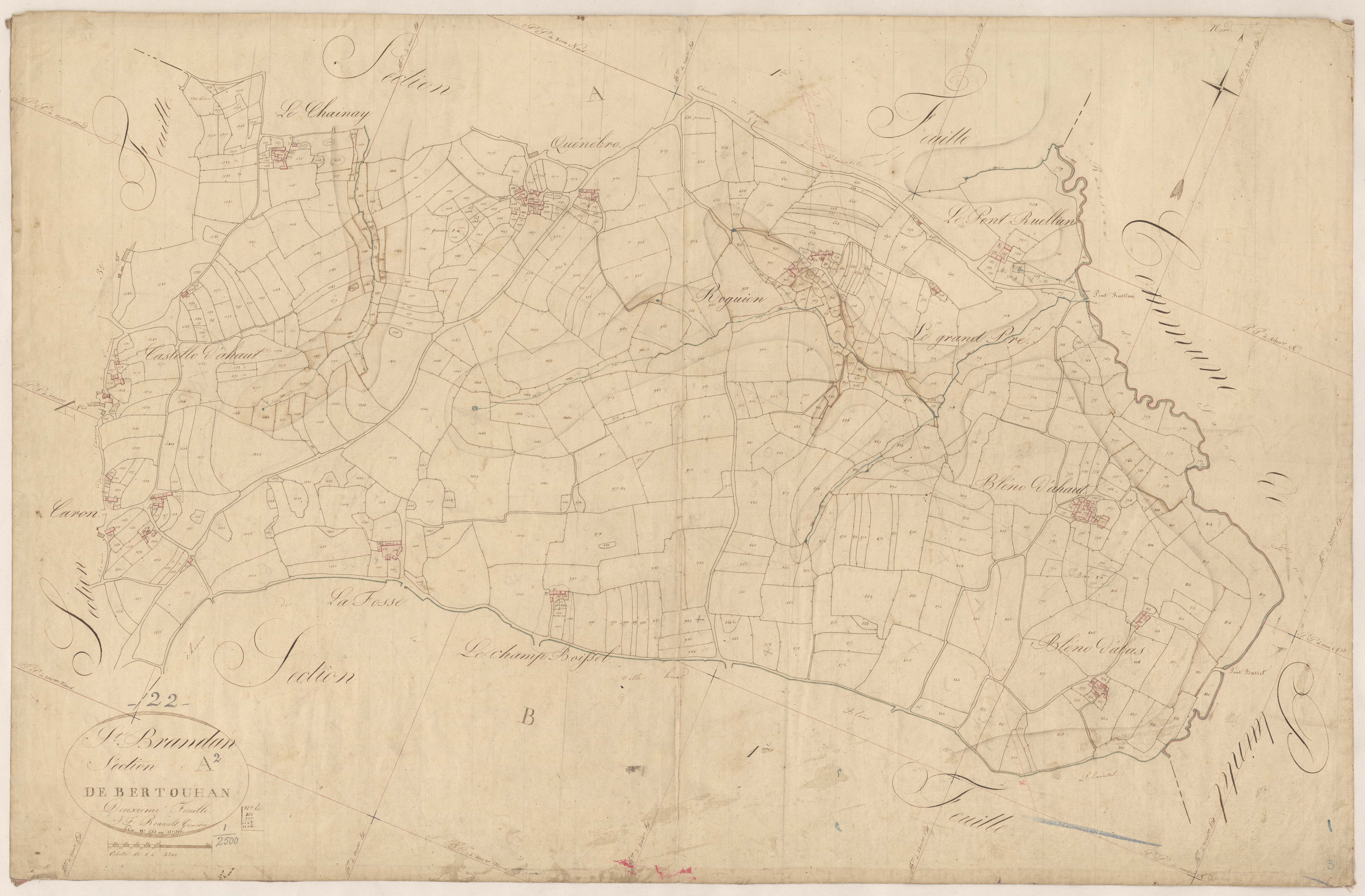 Saint-Brandan - Section A, 2e feuille