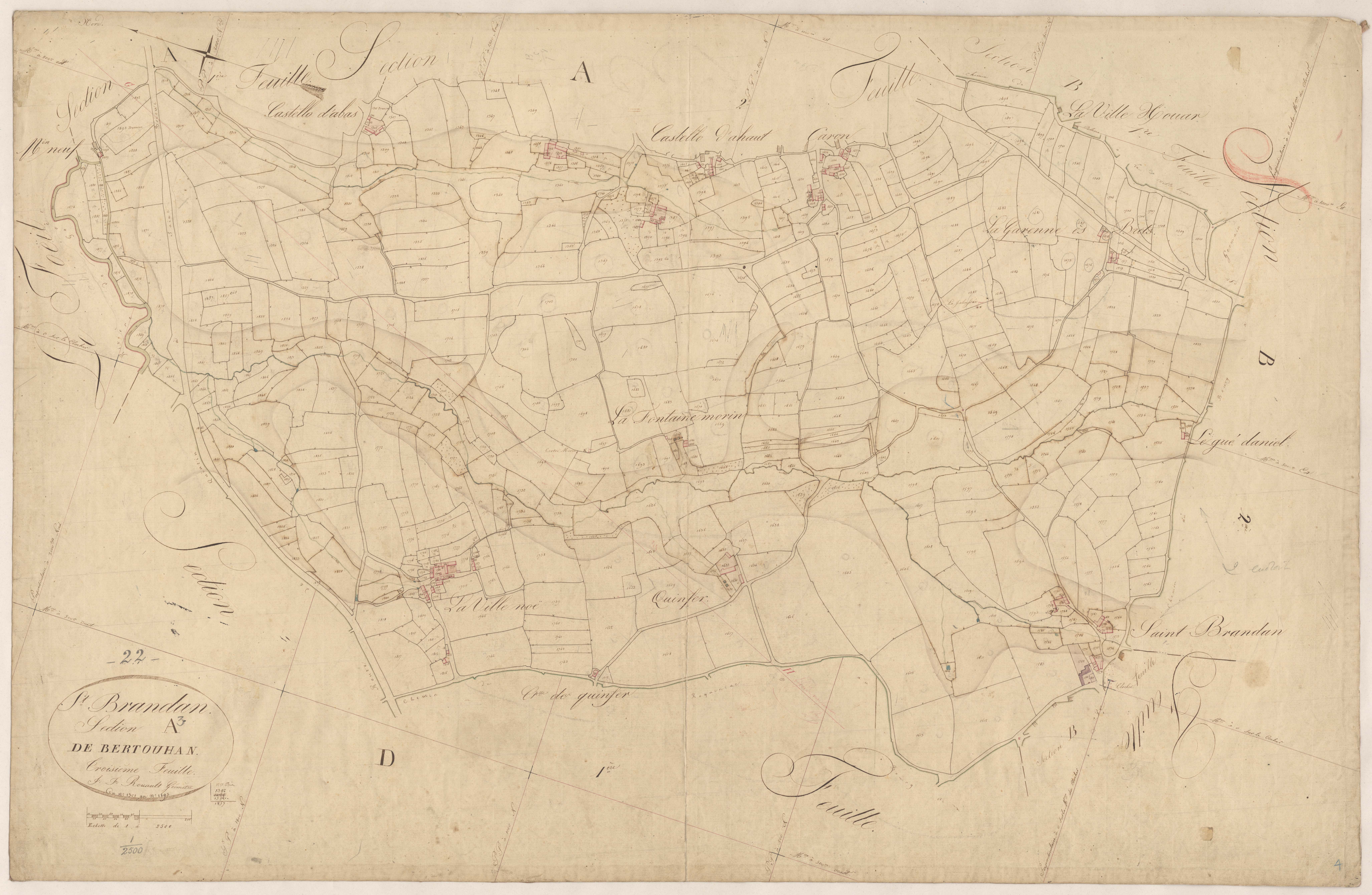 Saint-Brandan - Section A, 3e feuille