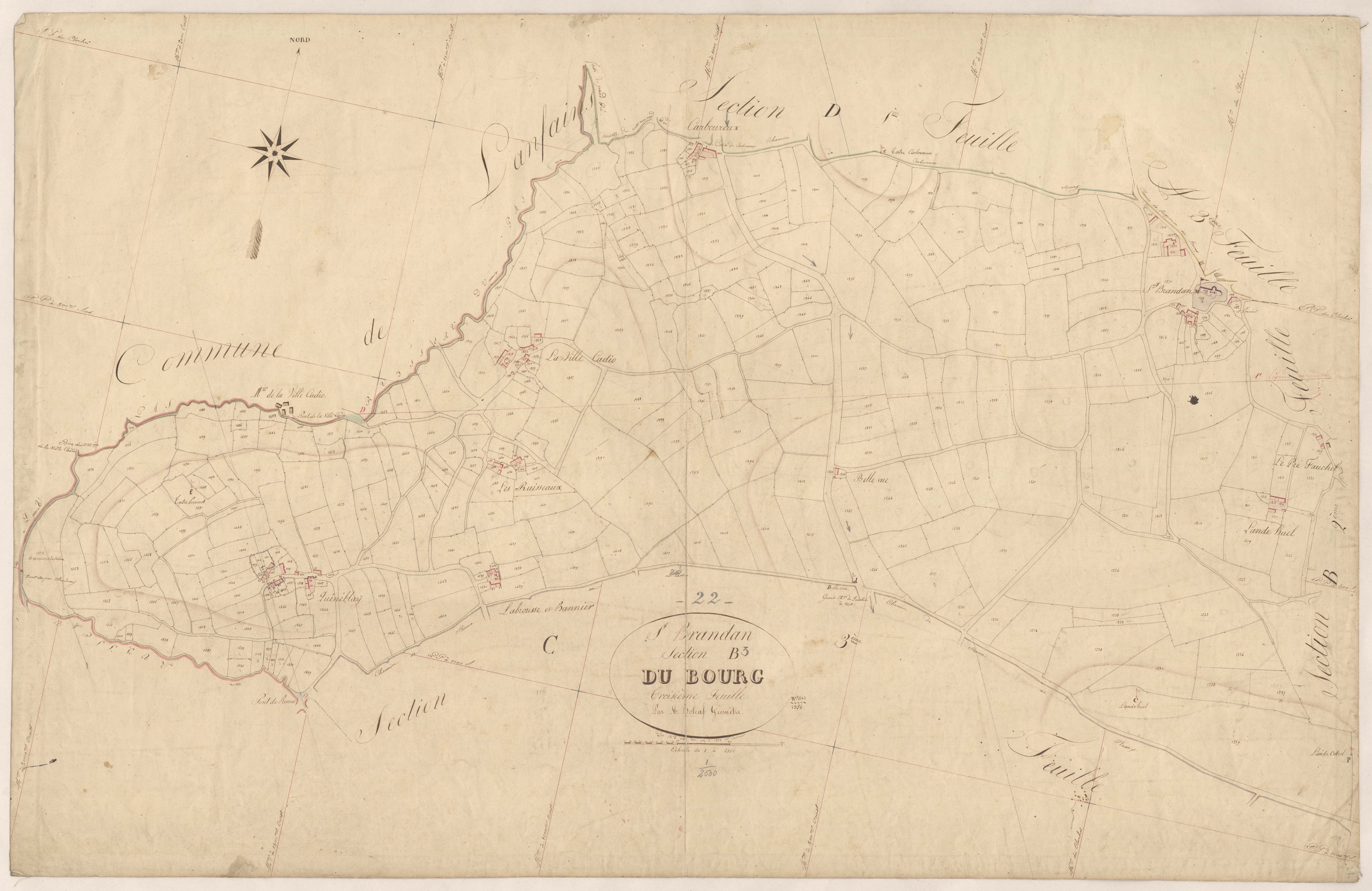 Saint-Brandan - Section B, 3e feuille