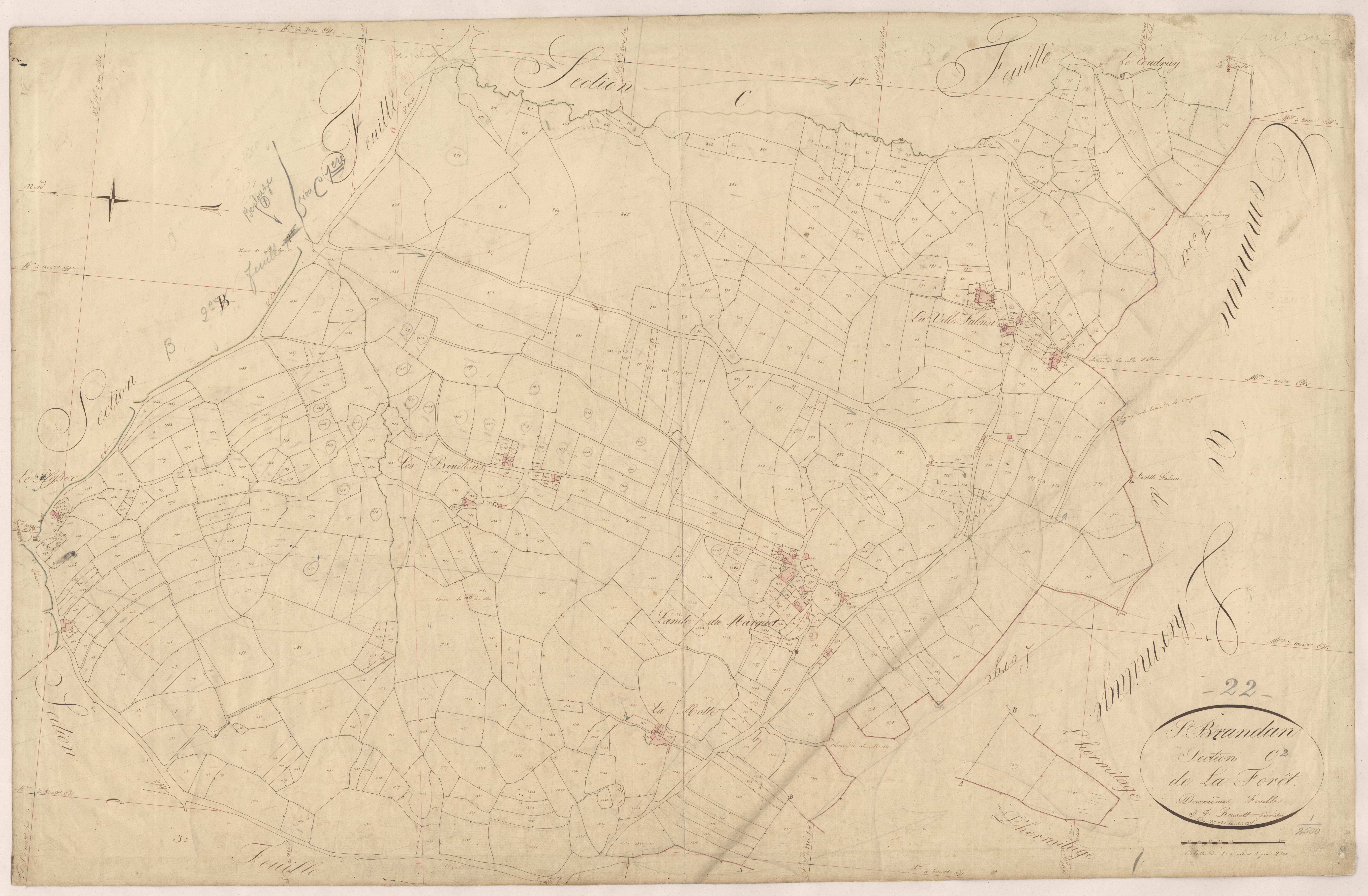Saint-Brandan - Section C, 2e feuille