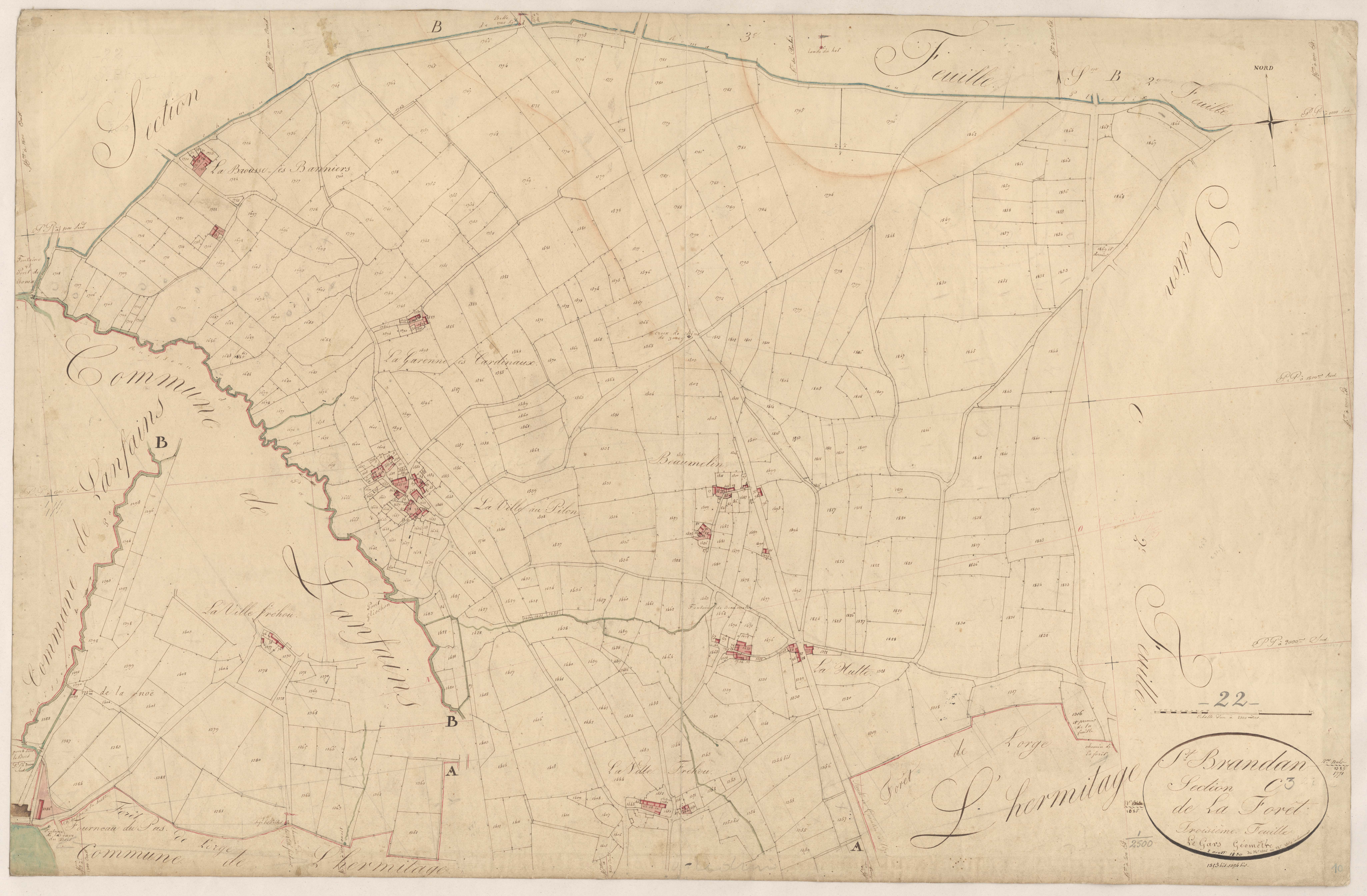 Saint-Brandan - Section C, 3e feuille