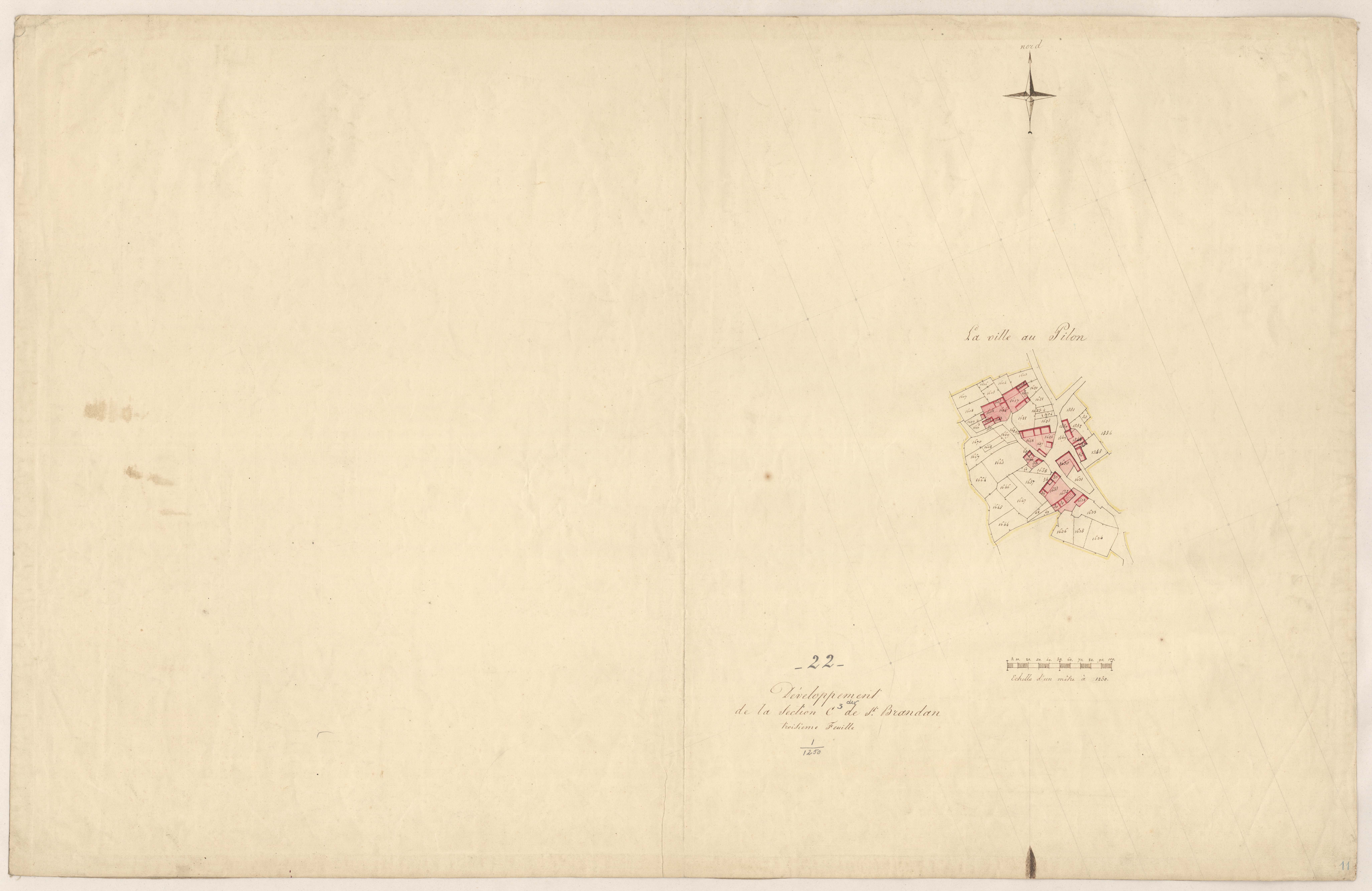 Saint-Brandan - Section C, 3e feuille : développement