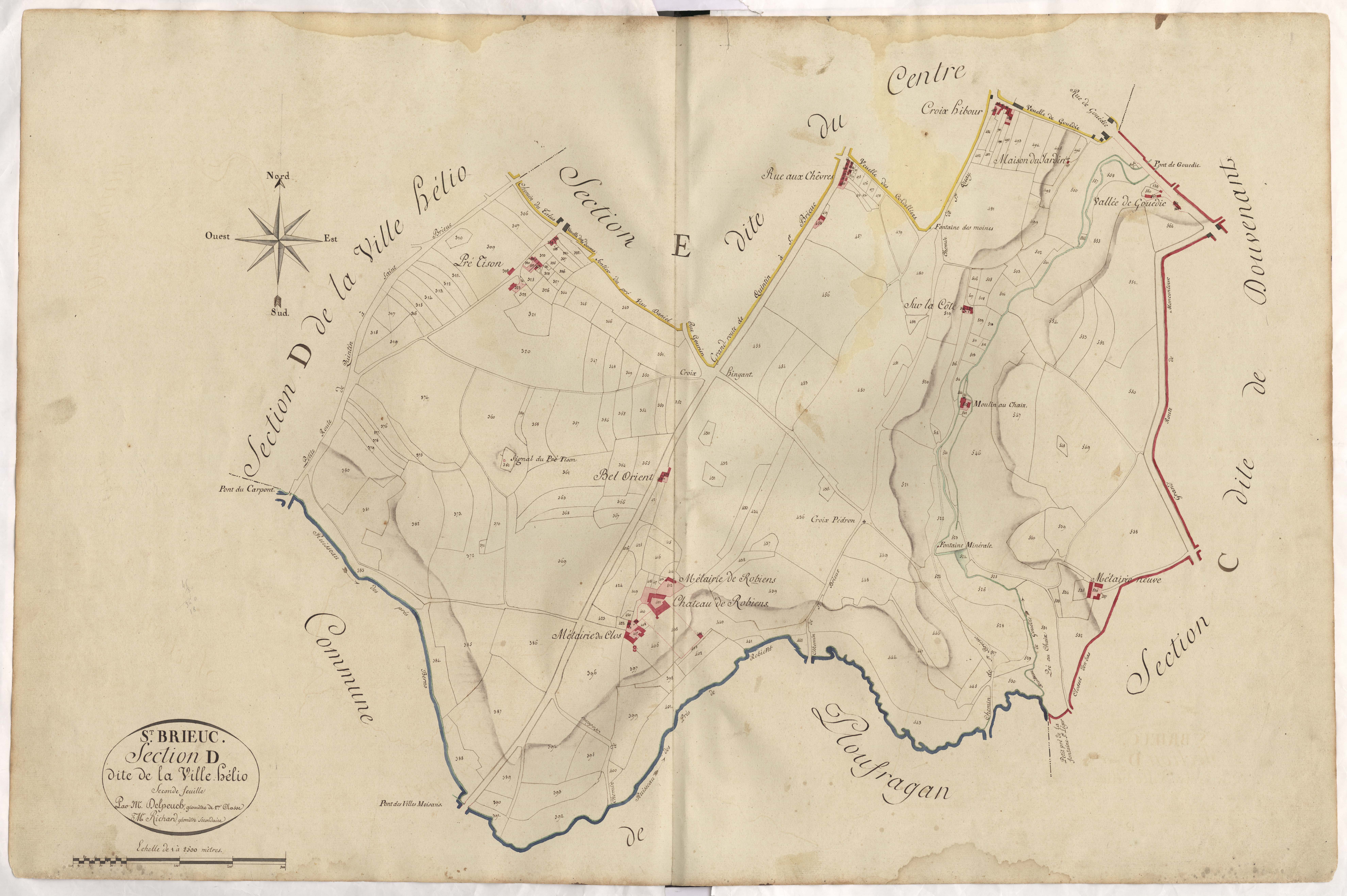 Saint-Brieuc - Section D, 2e feuille