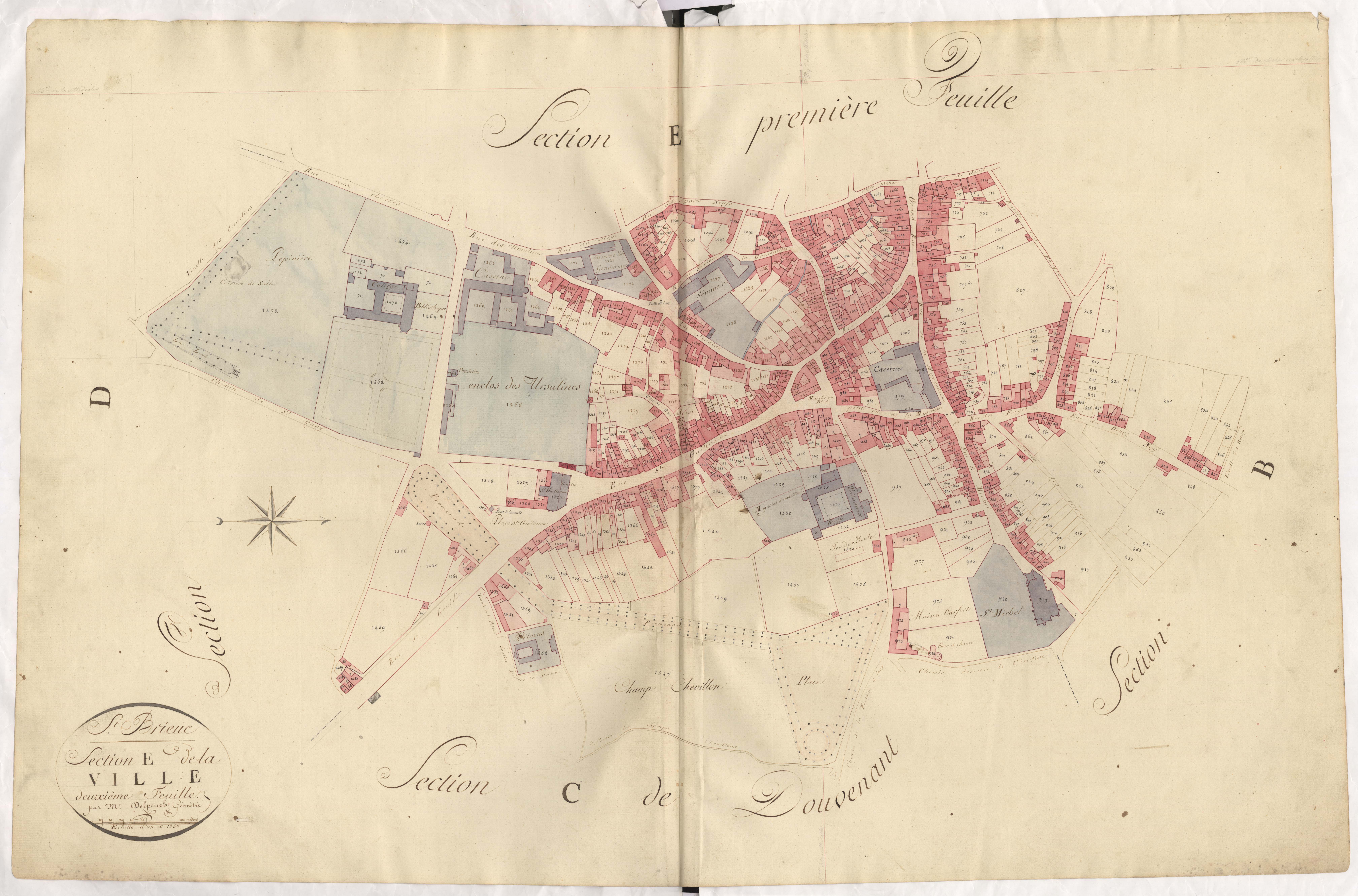 Saint-Brieuc - Section E, 2e feuille