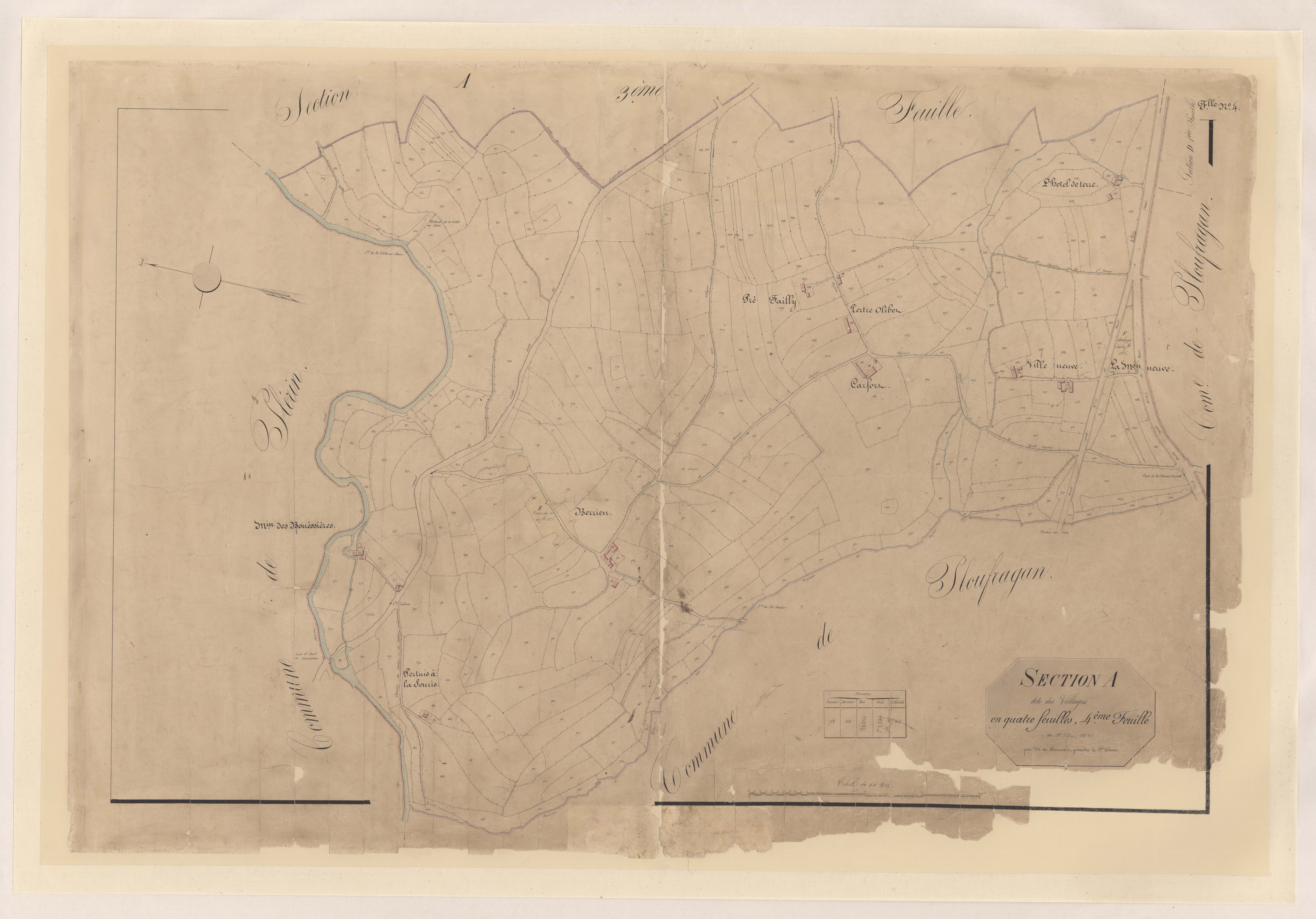 Saint-Brieuc - Section A, 4e feuille