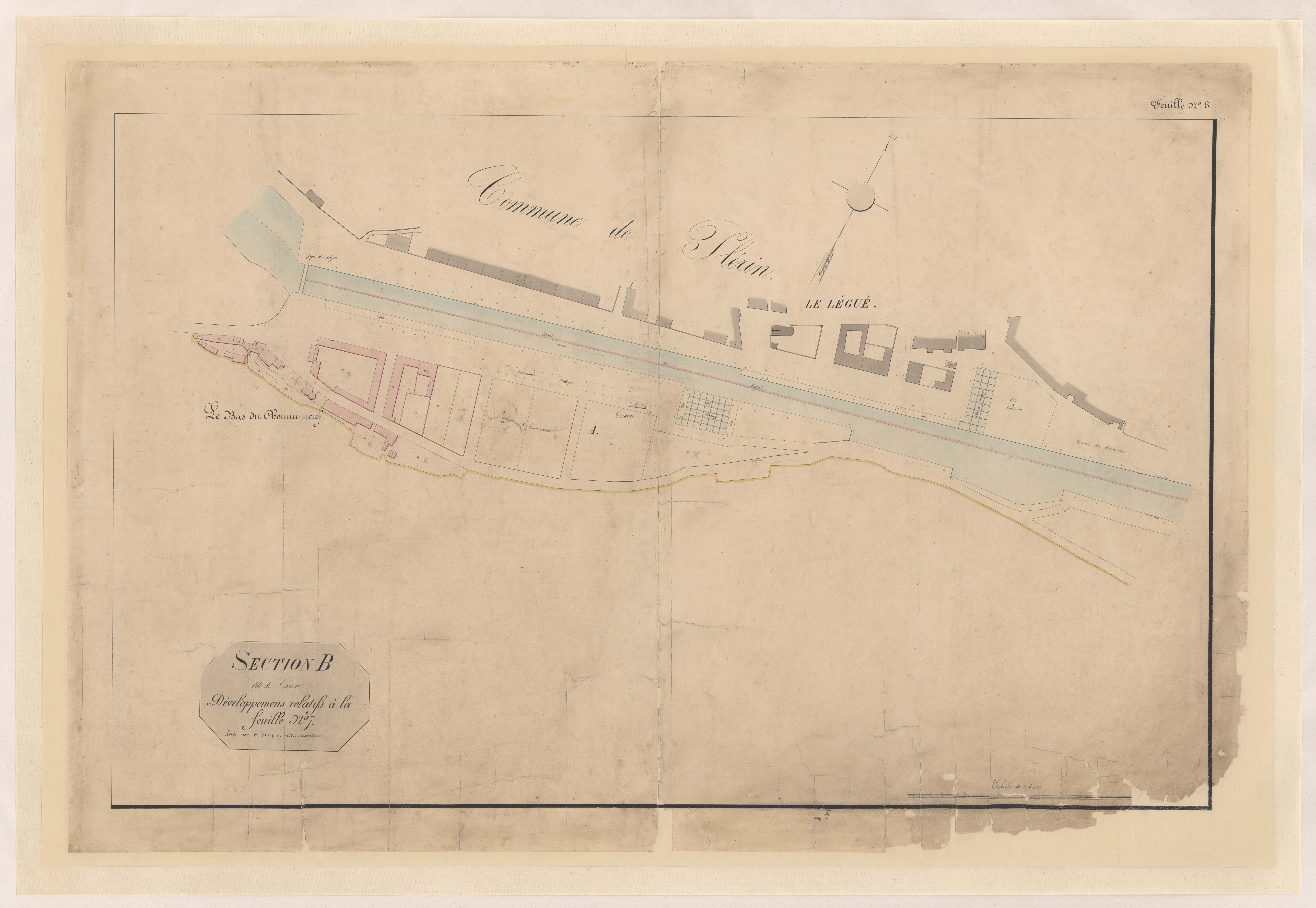 Saint-Brieuc - Section B, 3e feuille