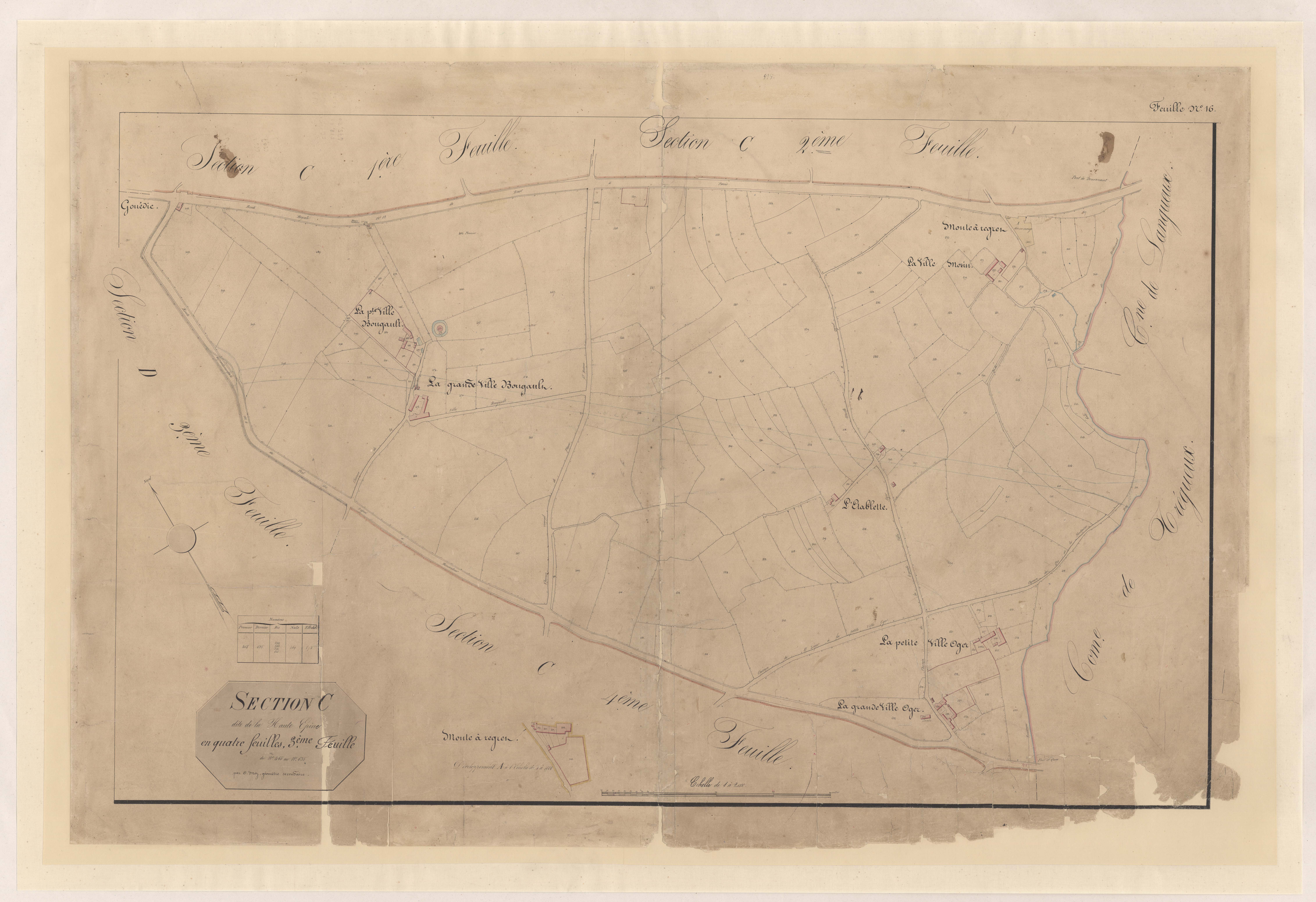 Saint-Brieuc - Section C, 3e feuille