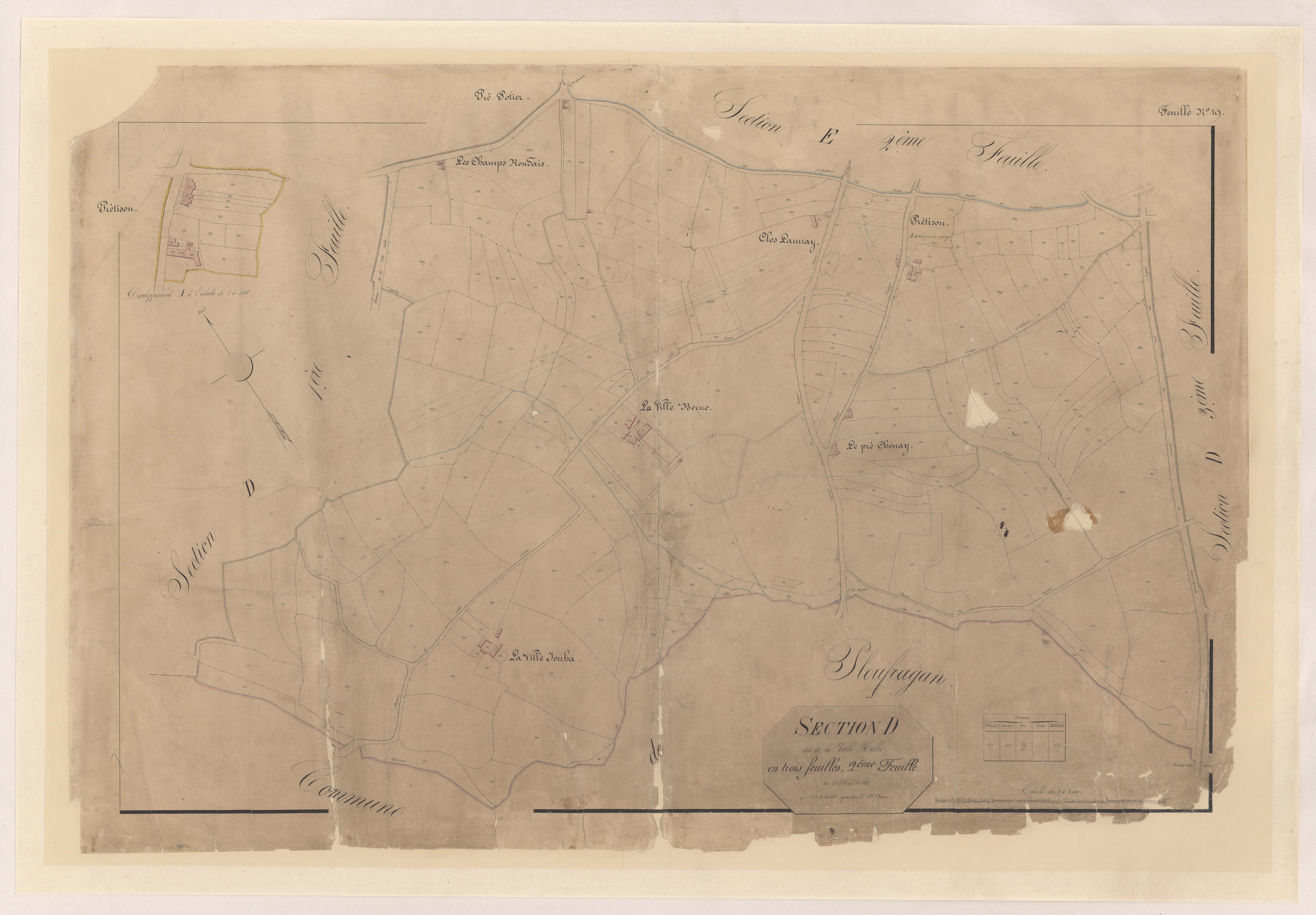 Saint-Brieuc - Section D, 2e feuille