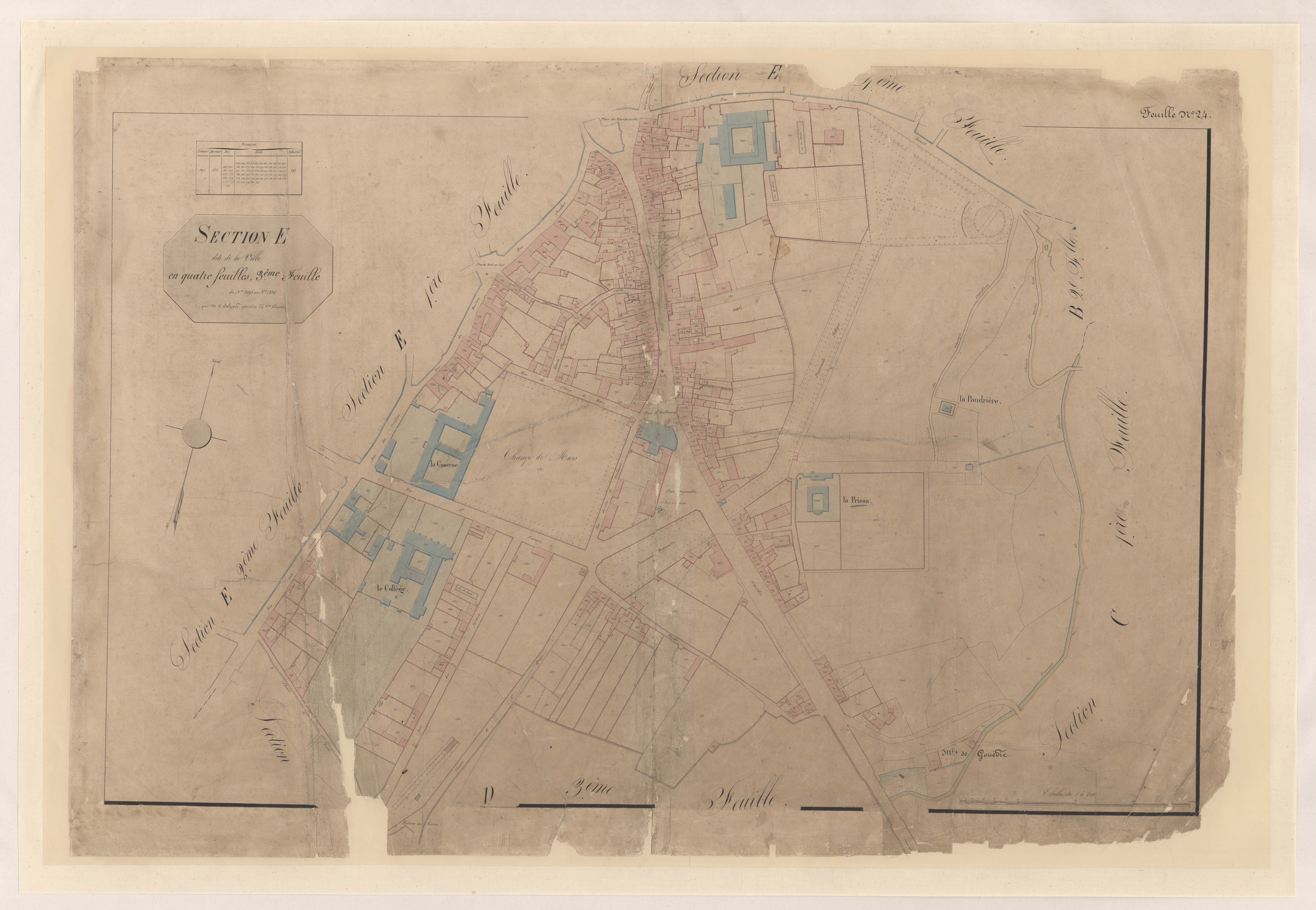 Saint-Brieuc - Section E, 3e feuille