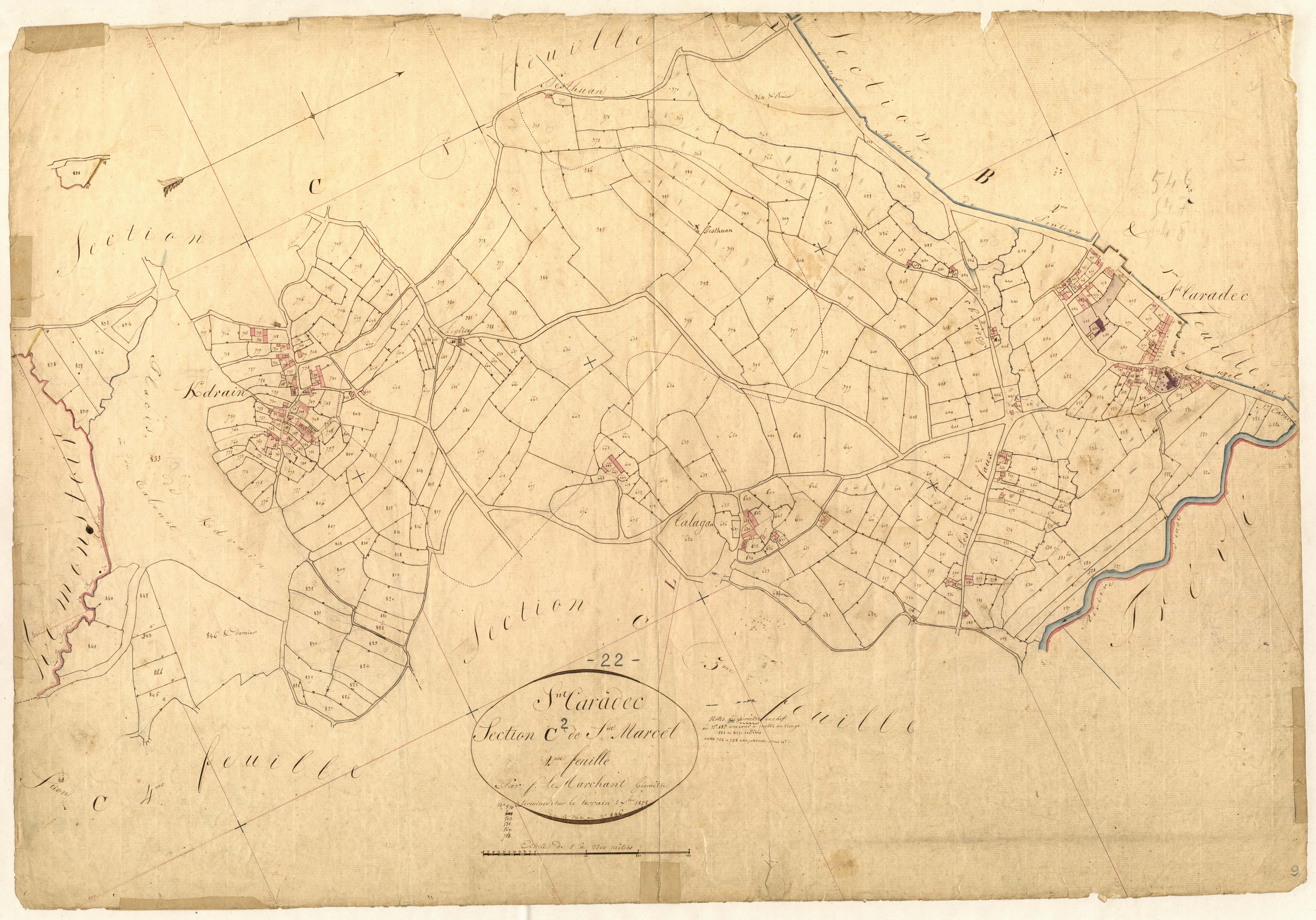 Saint-Caradec - Section C, 2e feuille