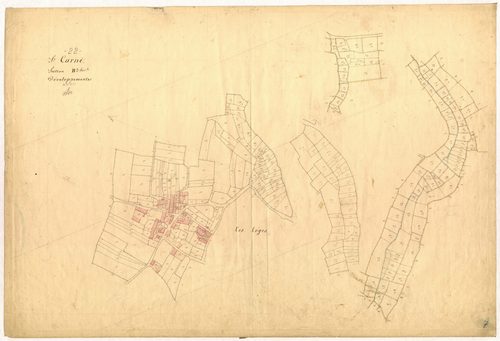Saint-Carné - Section B, 3e feuille : développement