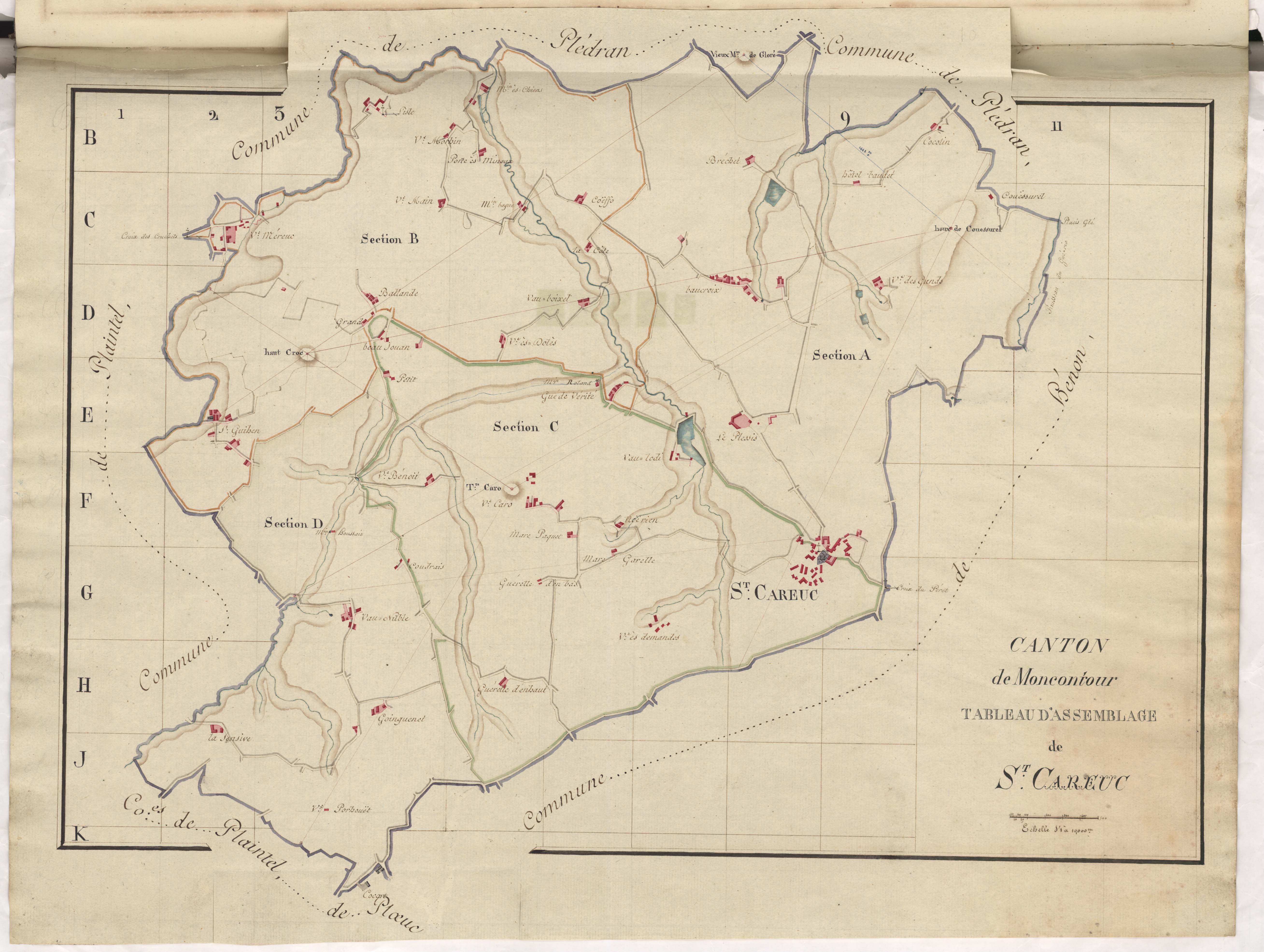 Saint-Carreuc - Tableau d'assemblage