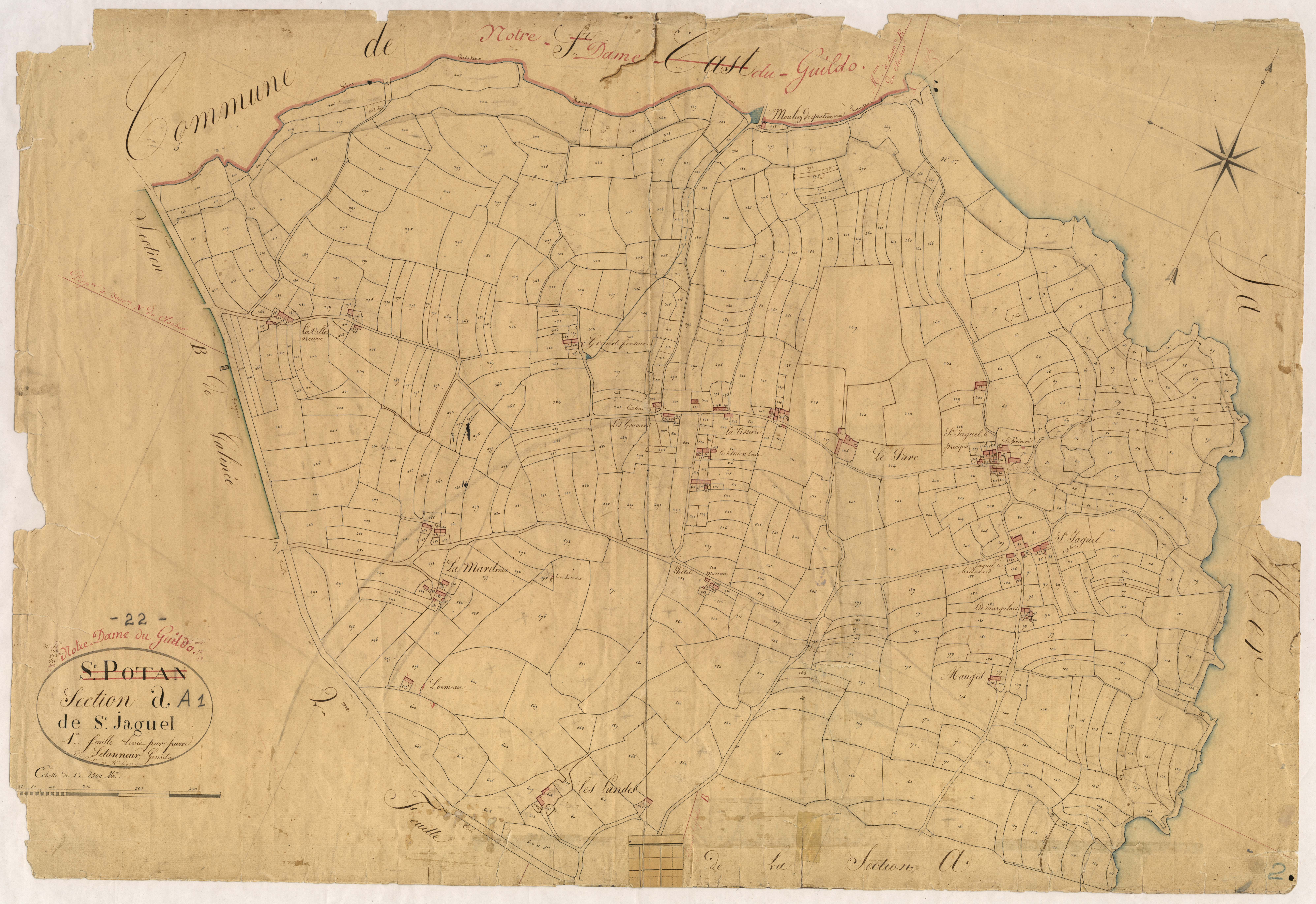 Saint-Cast-le-Guildo - Section A, 1re feuille