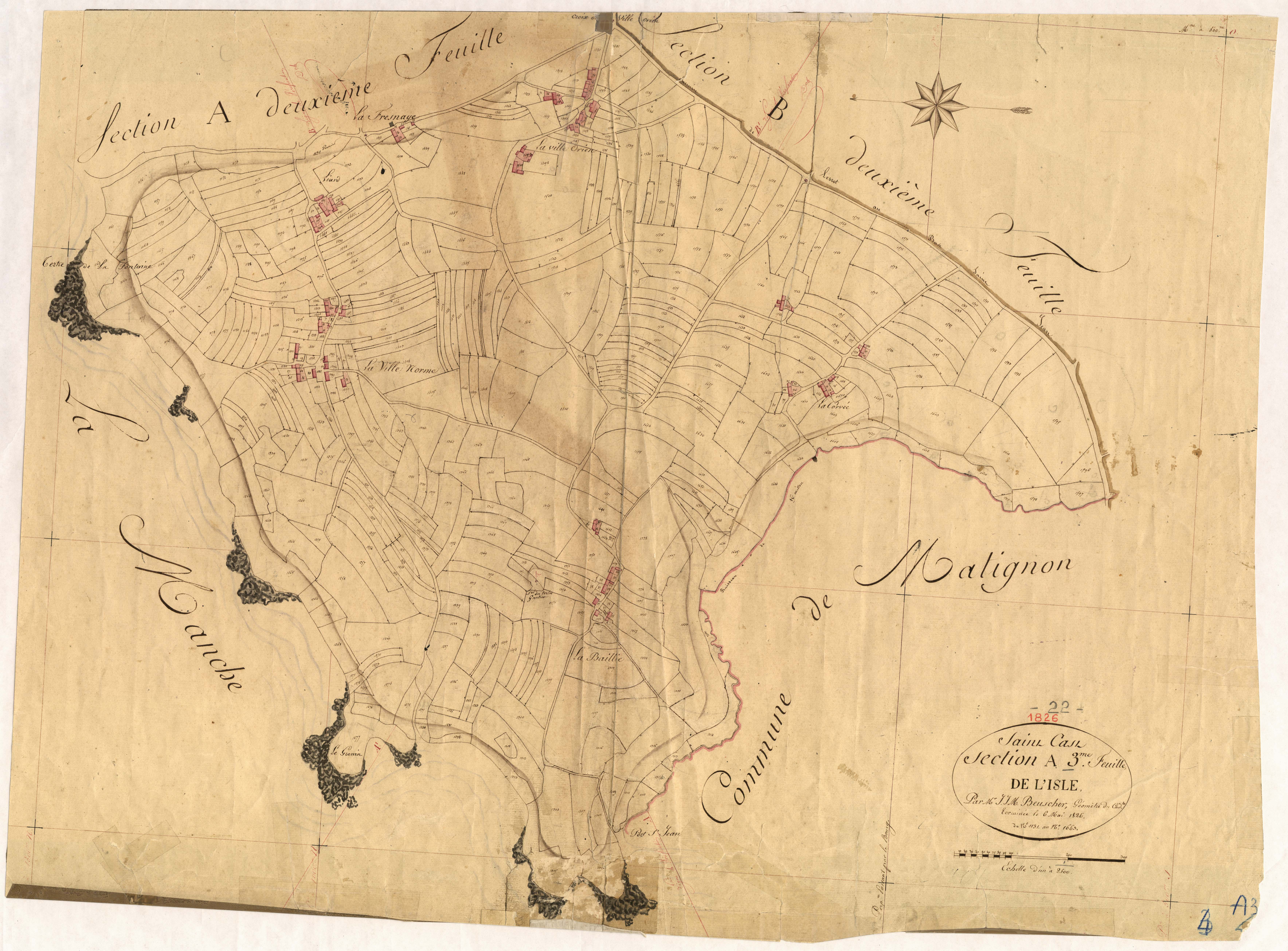 Saint-Cast-le-Guildo - Section A, 3e feuille