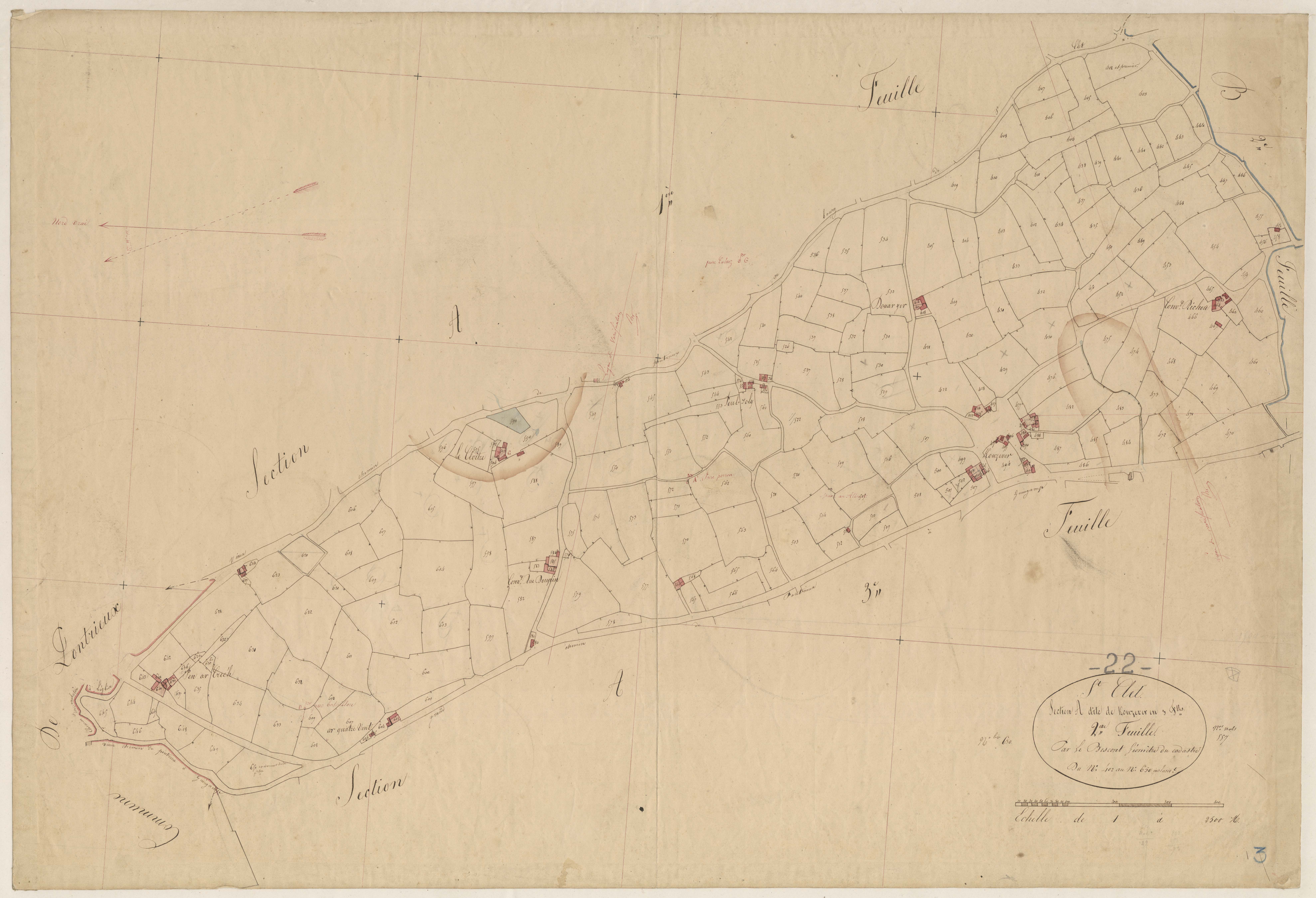 Saint-Clet - Section A, 2e feuille