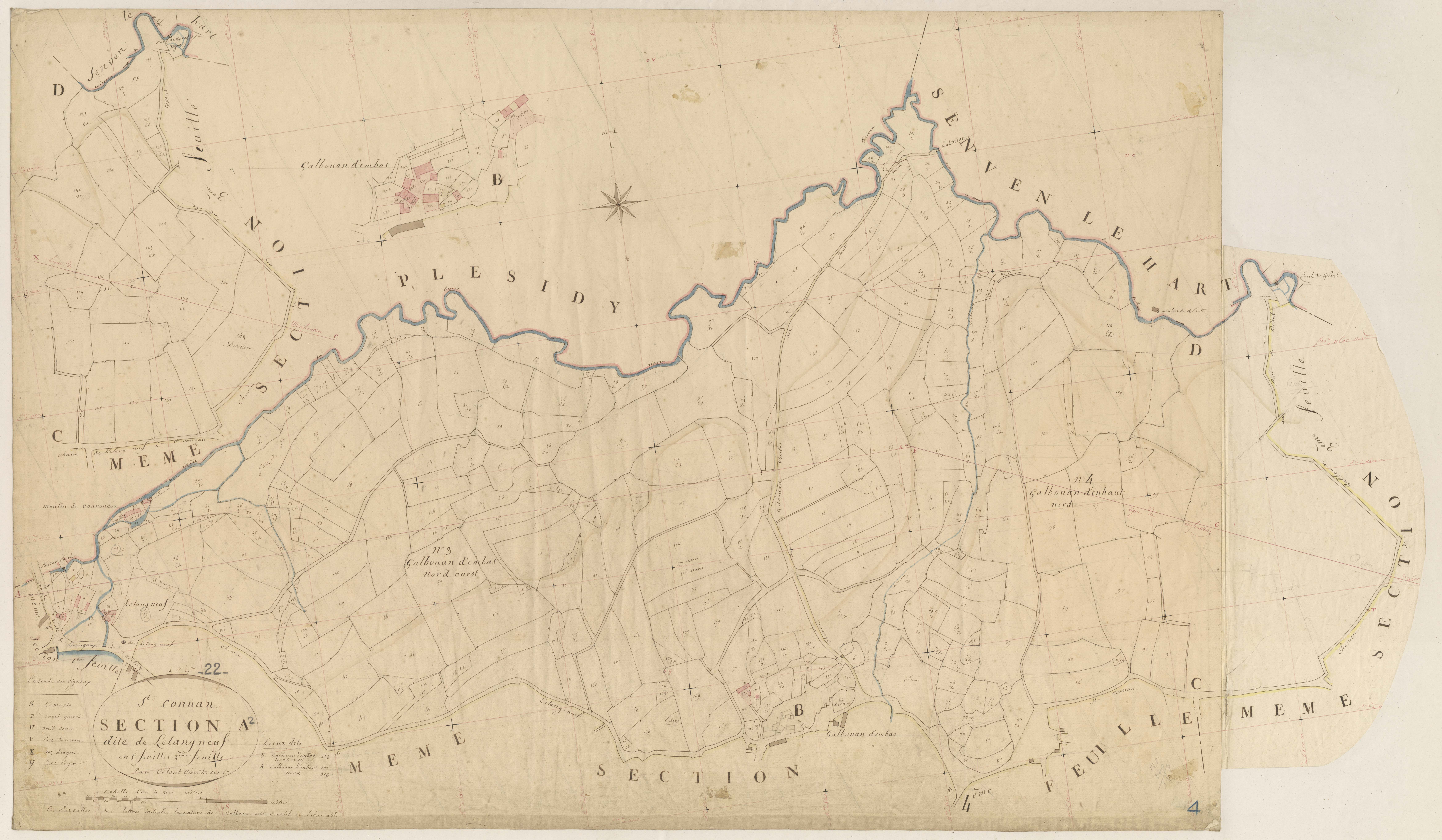 Saint-Connan - Section A, 2e feuille