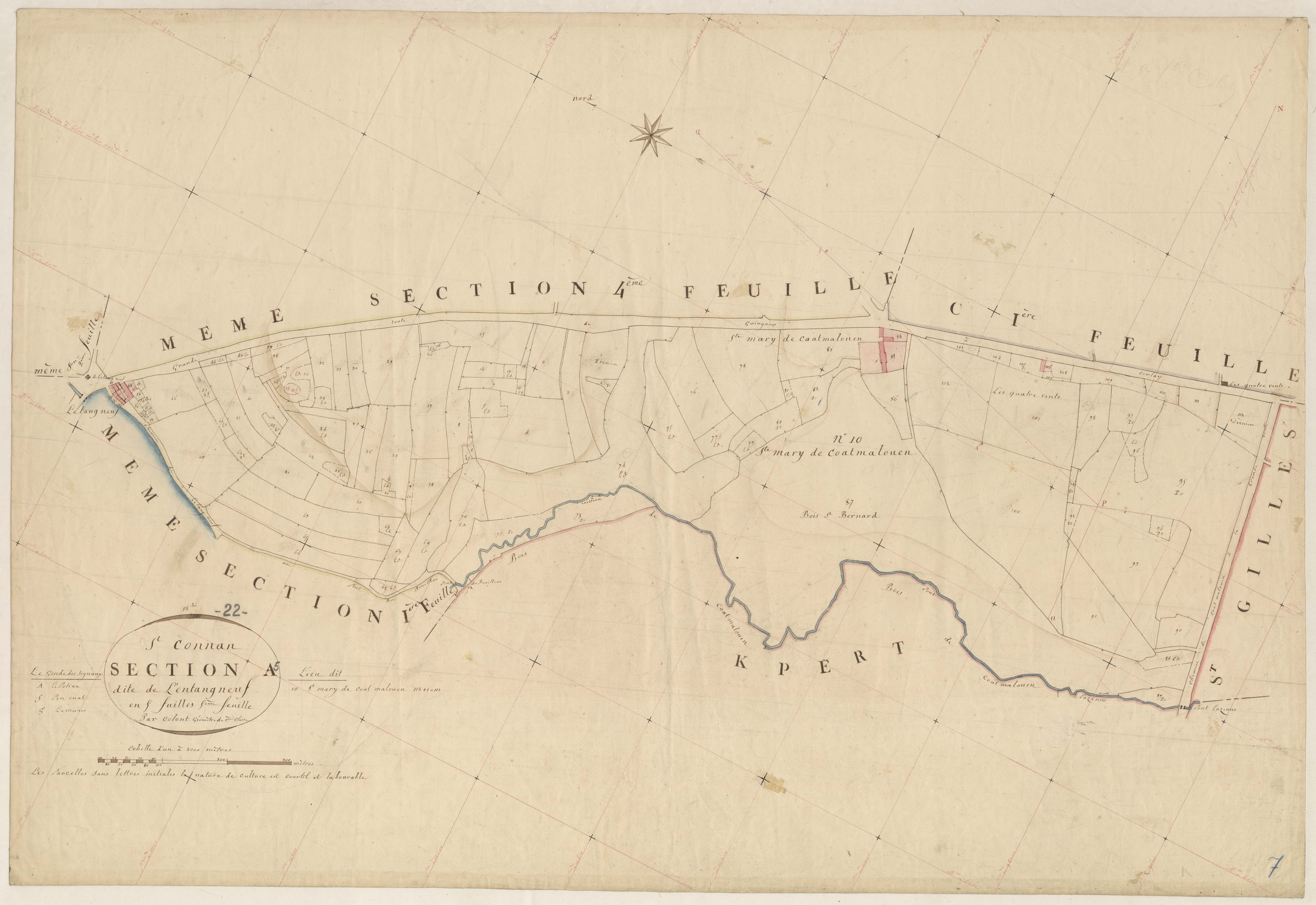 Saint-Connan - Section A, 5e feuille