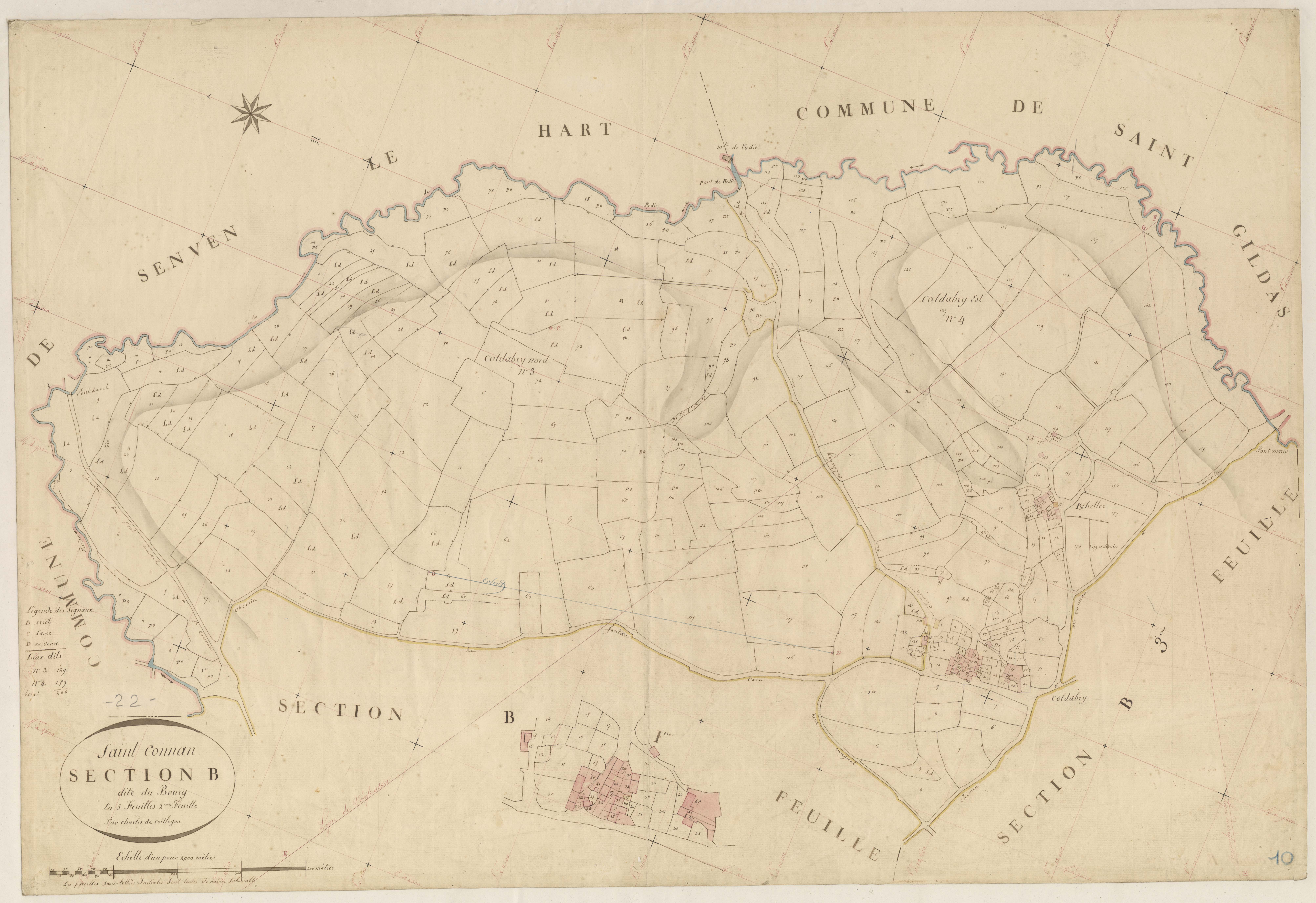 Saint-Connan - Section B, 2e feuille