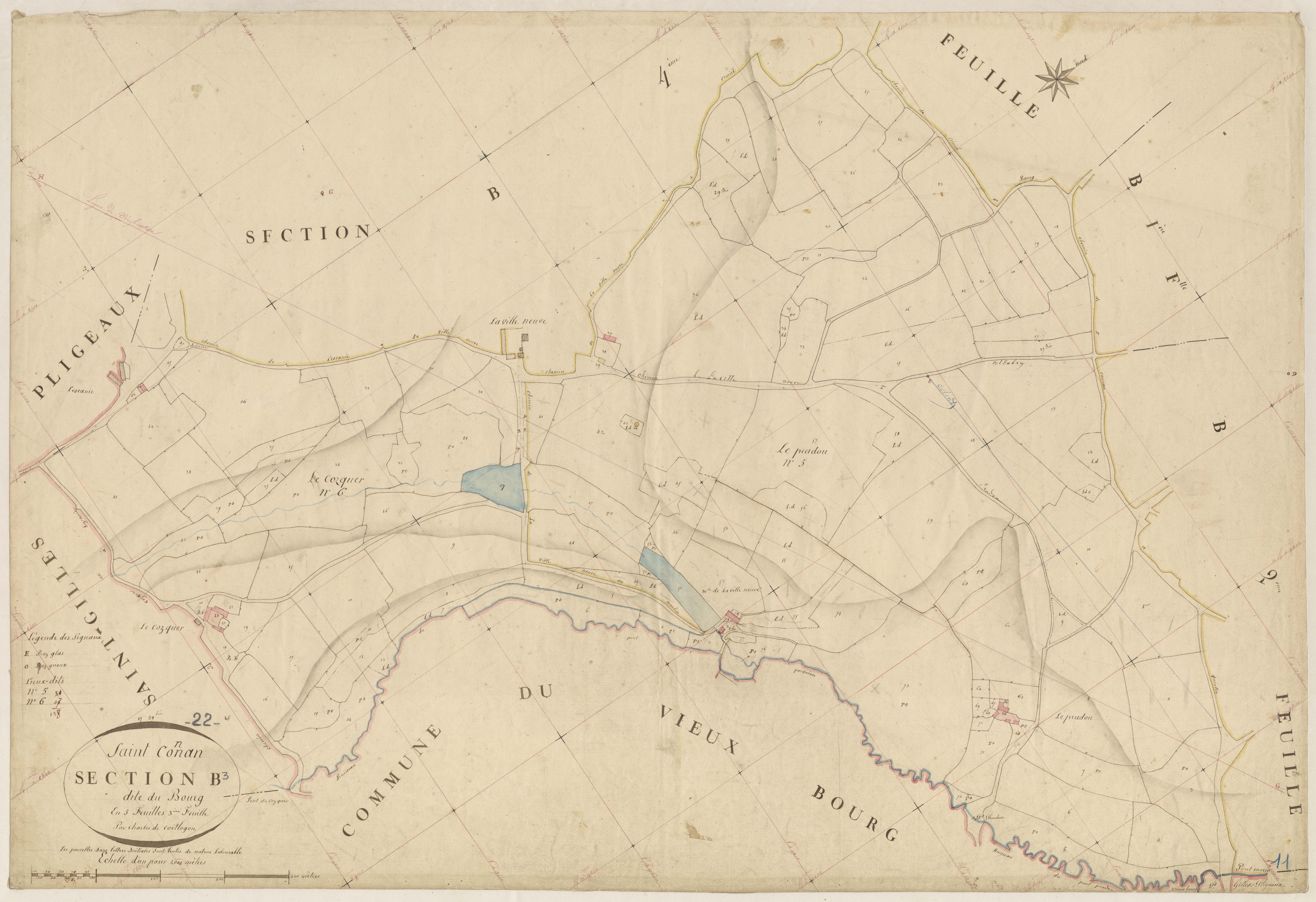 Saint-Connan - Section B, 3e feuille