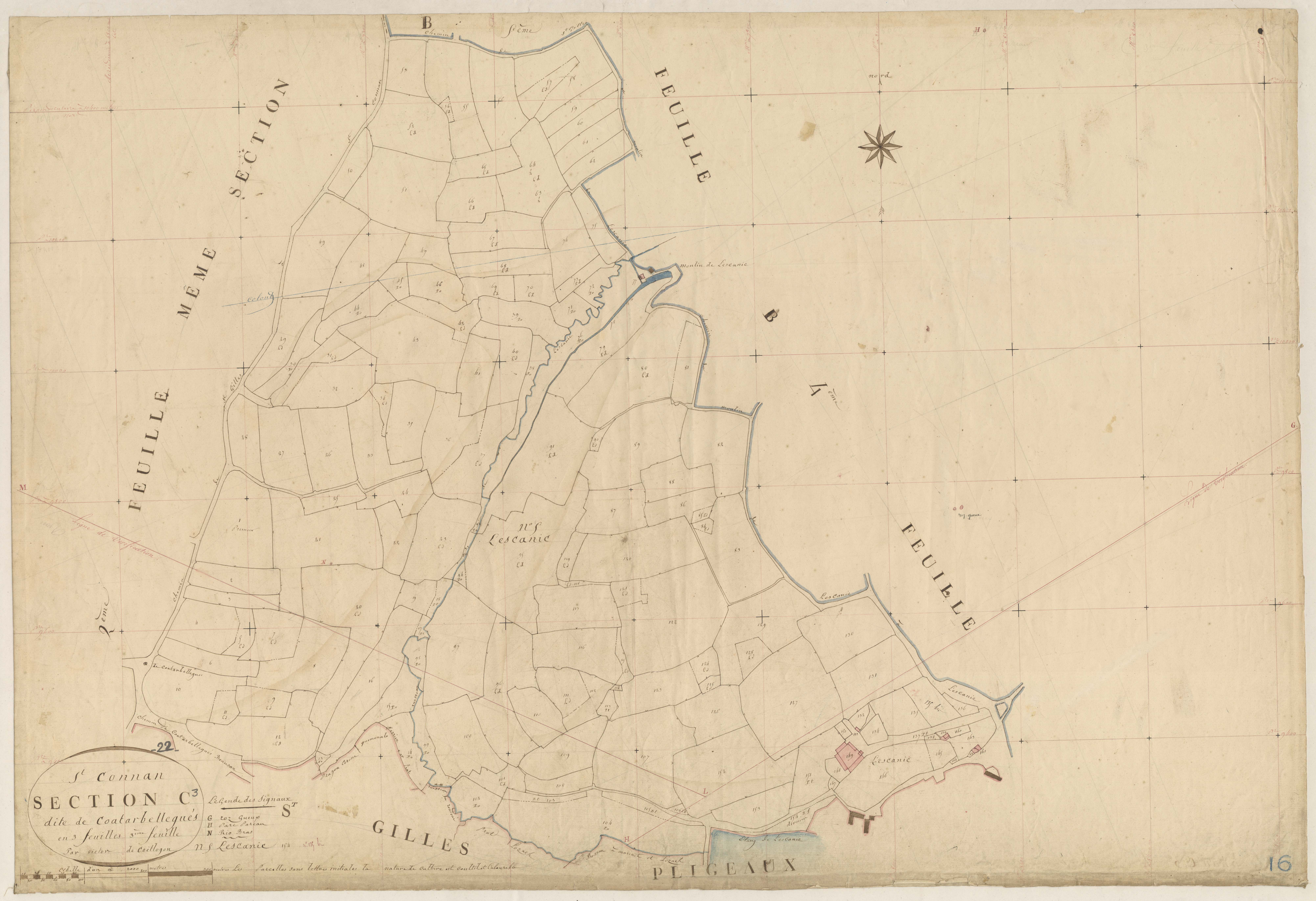 Saint-Connan - Section C, 3e feuille