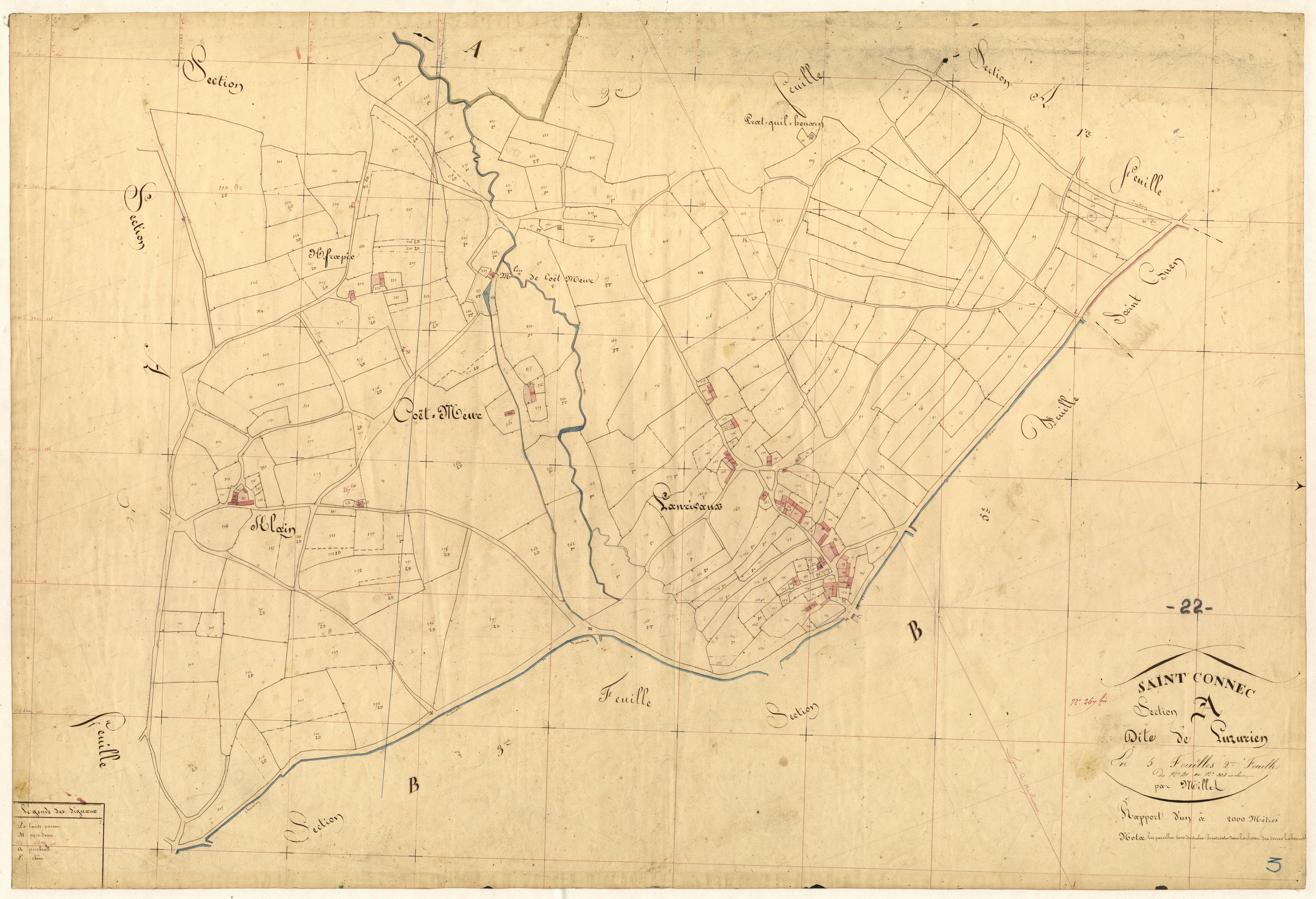 Saint-Connec - Section A, 2e feuille