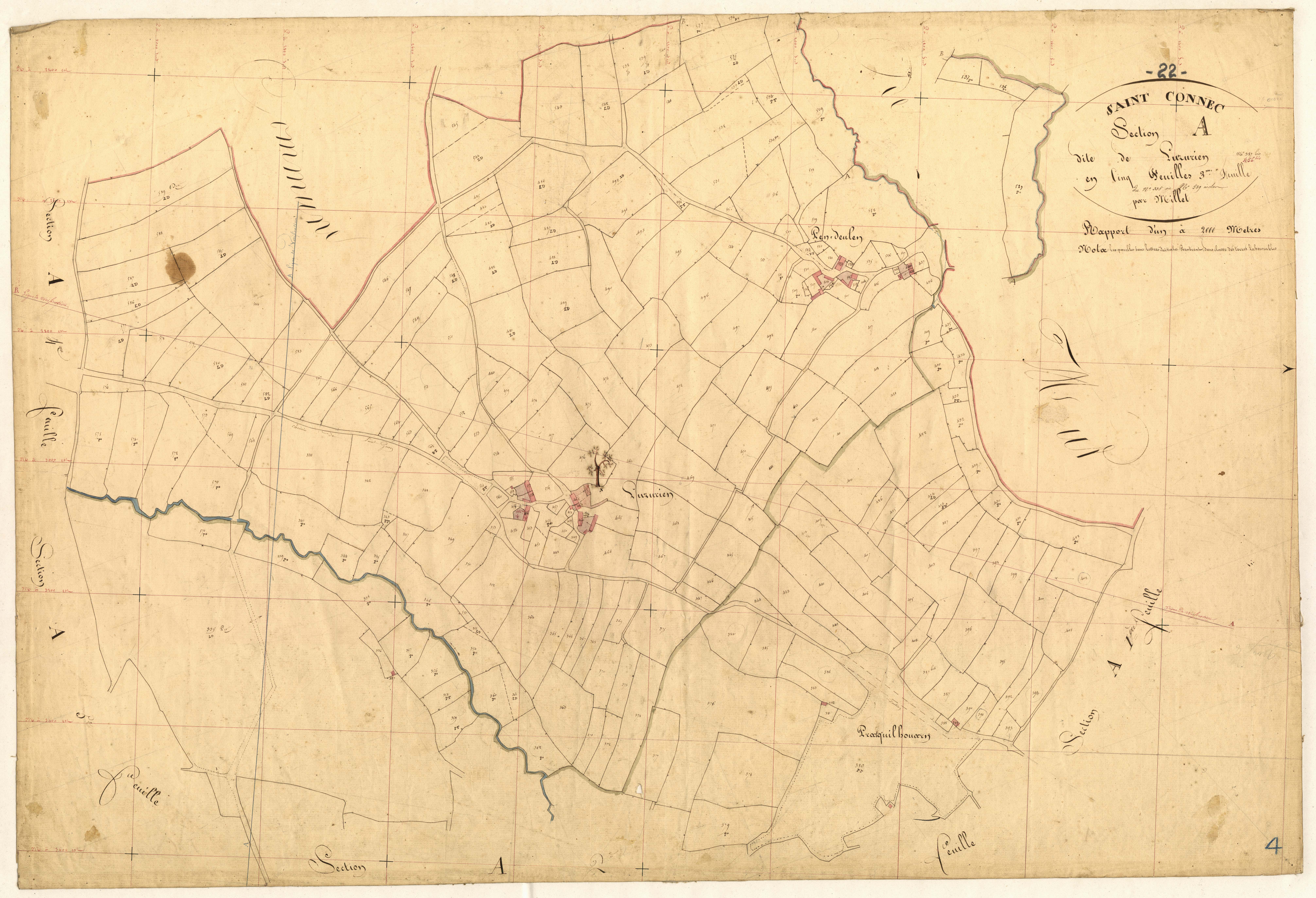 Saint-Connec - Section A, 3e feuille